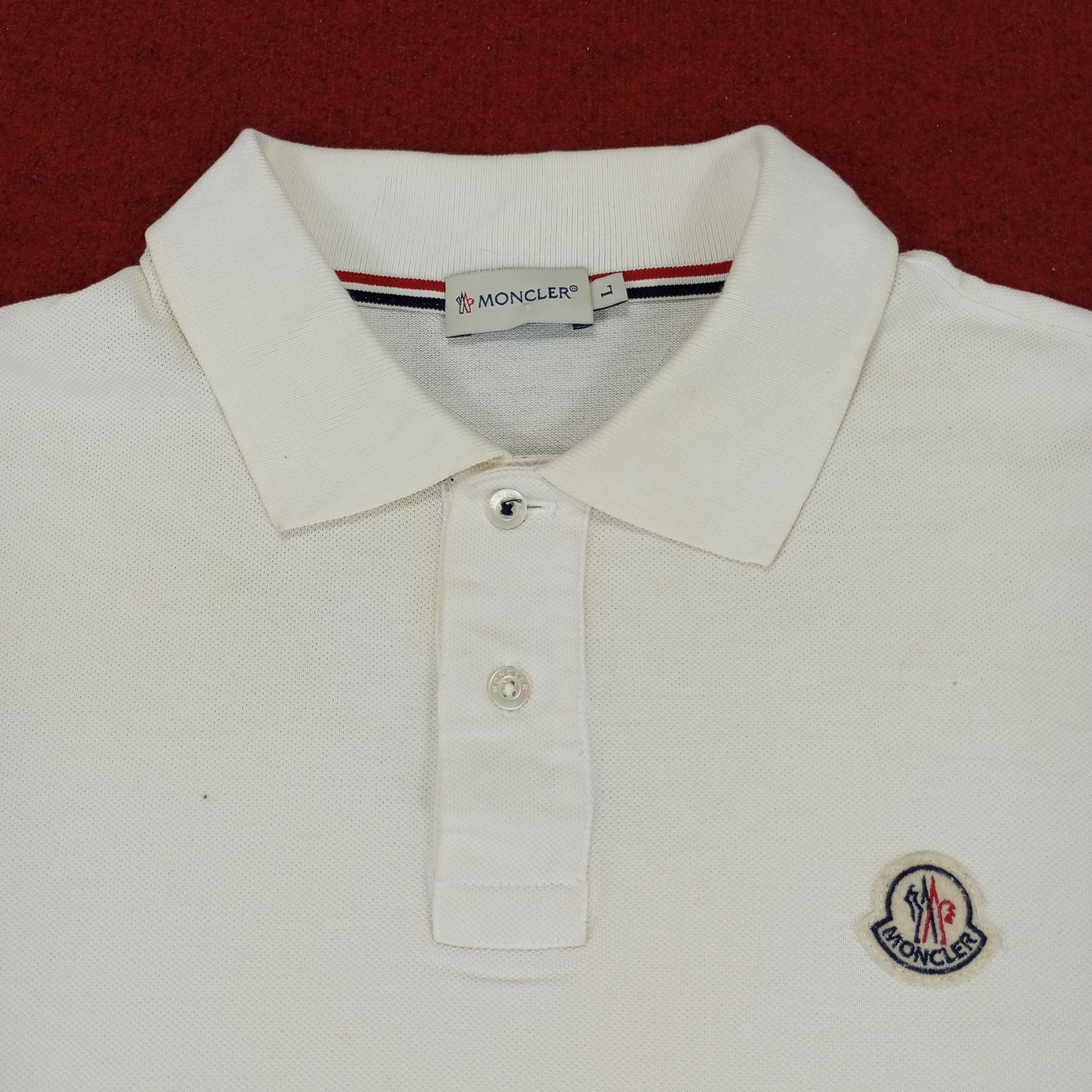 Vintage Moncler Italian Brand Casual Polos Size US M / EU 48-50 / 2 - 2 Thumbnail