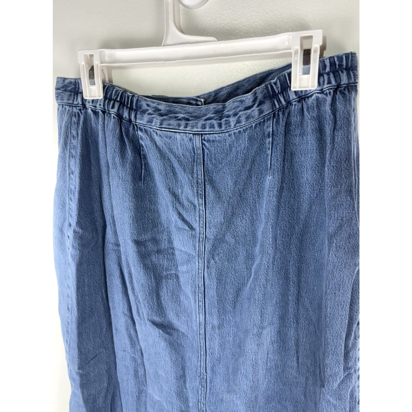 Vintage VINTAGE Susan Bristol Denim Maxi Skirt Womens Size 14 Blue 90s Bohemian Size 36" / US 14 / IT 50 - 5 Thumbnail