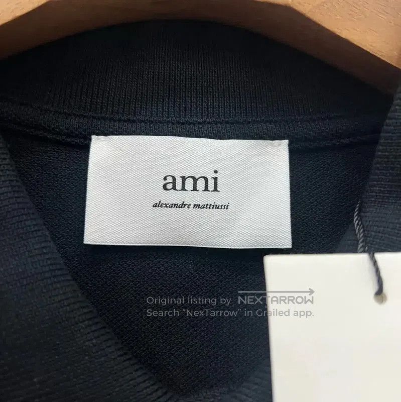 AMI AMI Women's Black Polo Shirt . Size XL / US 12-14 / IT 48-50 - 4 Thumbnail