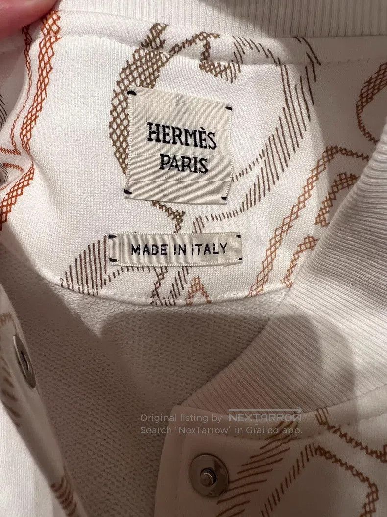 Hermes Hermes Swirling Melody baseball jacket Size XS / US 0-2 / IT 36-38 - 4 Thumbnail