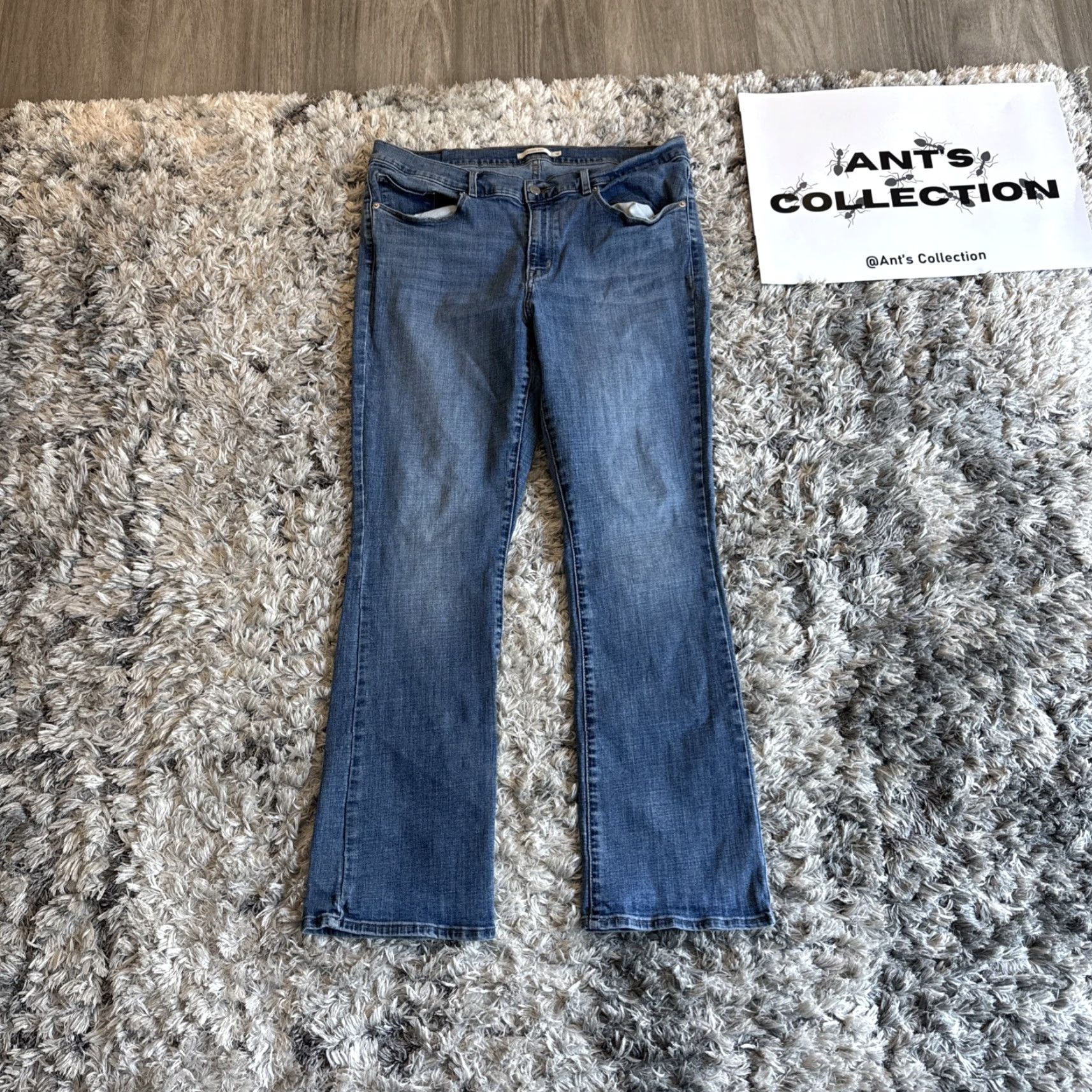 Levi's VINTAGE Levi's Jeans Bootcut Womens 16M 33x32 Blue Denim Retro 00’s Y2K Classic Regular Size 16 Womens Size 38" / US 16 / IT 52 - 5 Thumbnail