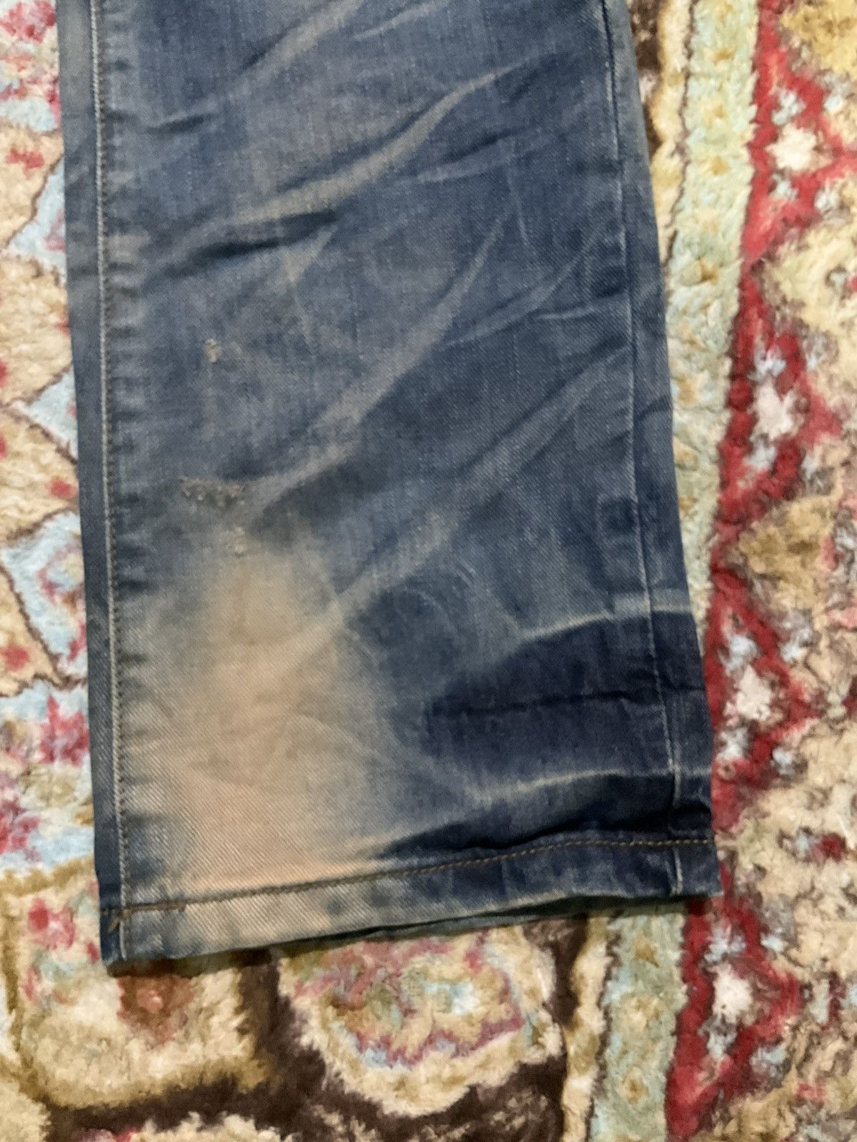 Japanese Brand ONE WILD Baggy Fit Denim Jeans Vintage Y2K Size US 30 / EU 46 - 9 Thumbnail