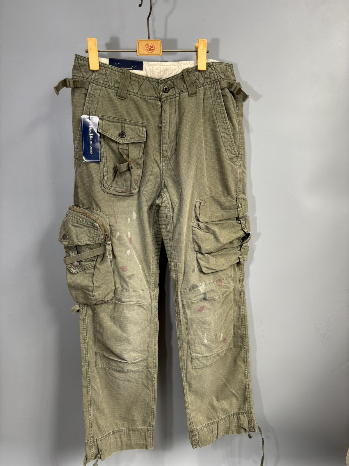 Polo Ralph Lauren × Vintage Vintage Polo Ralph Lauren Military Multi Pocket Cargo Pants Size US 32 / EU 48 - 1 Thumbnail
