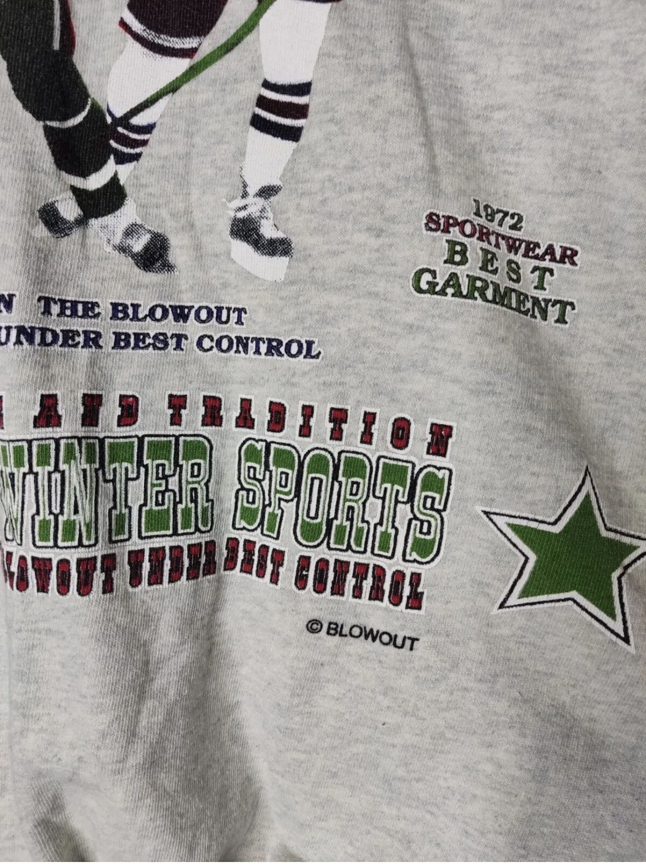 NHL Vintage Blowout Ice Hockey Sweatshirt Graphic Pullover Size US L / EU 52-54 / 3 - 7 Thumbnail