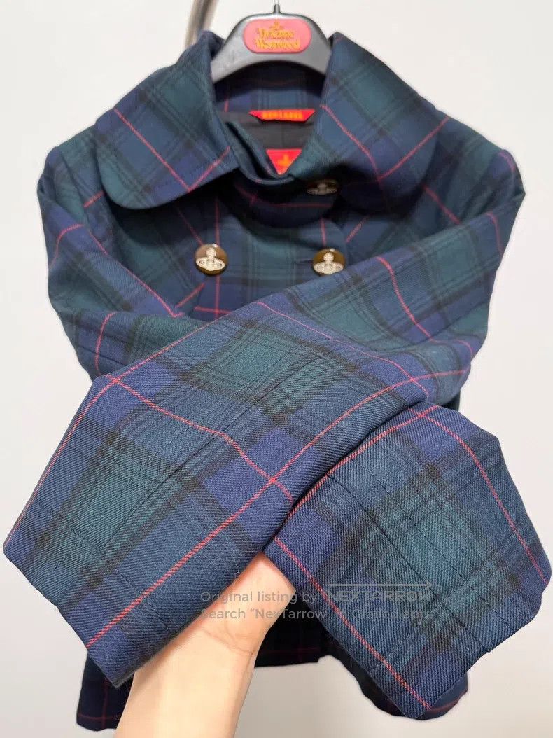 Vivienne Westwood Vivienne Westwood Vintage second-hand checkered double-bre Size S / US 4 / IT 40 - 4 Thumbnail