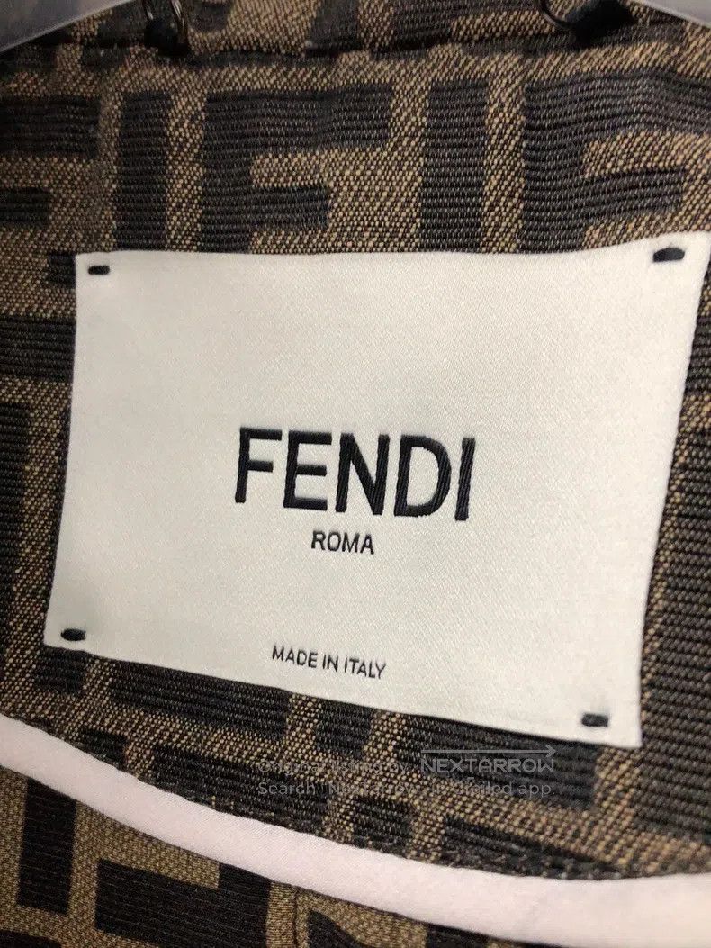 Fendi Fendi All-Print Trench Coat Size XS / US 0-2 / IT 36-38 - 6 Thumbnail