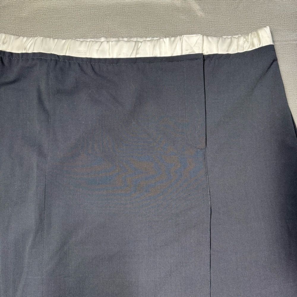 Zara New Zara Contrasting Boxer Waist Grey Skirt Size XXL Size 42" / US 20 - 9 Thumbnail