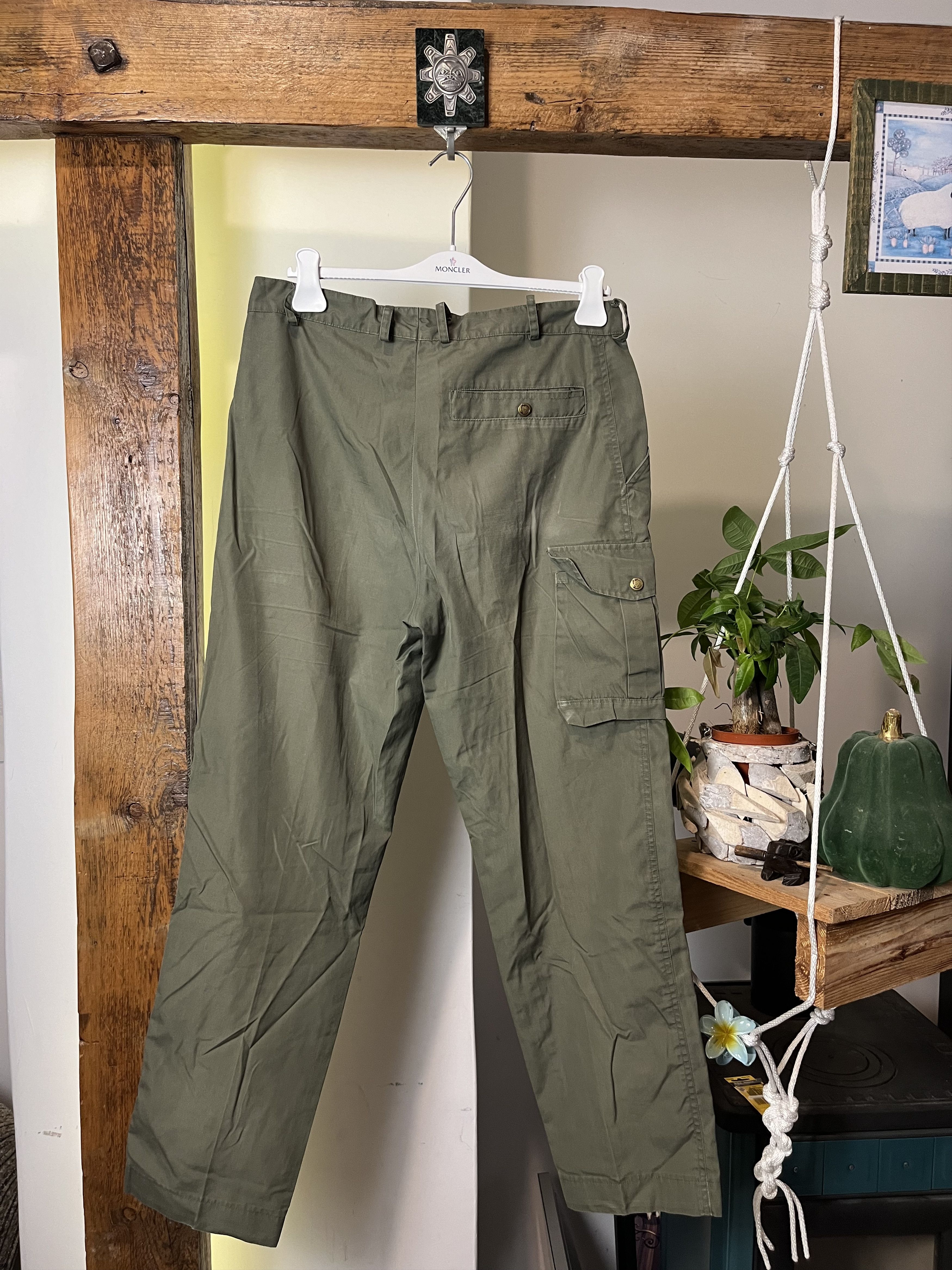 Fjallraven × Vintage 90s Fjallraven Pants Cargo Multi Pocket Military Size US 34 / EU 50 - 2 Thumbnail