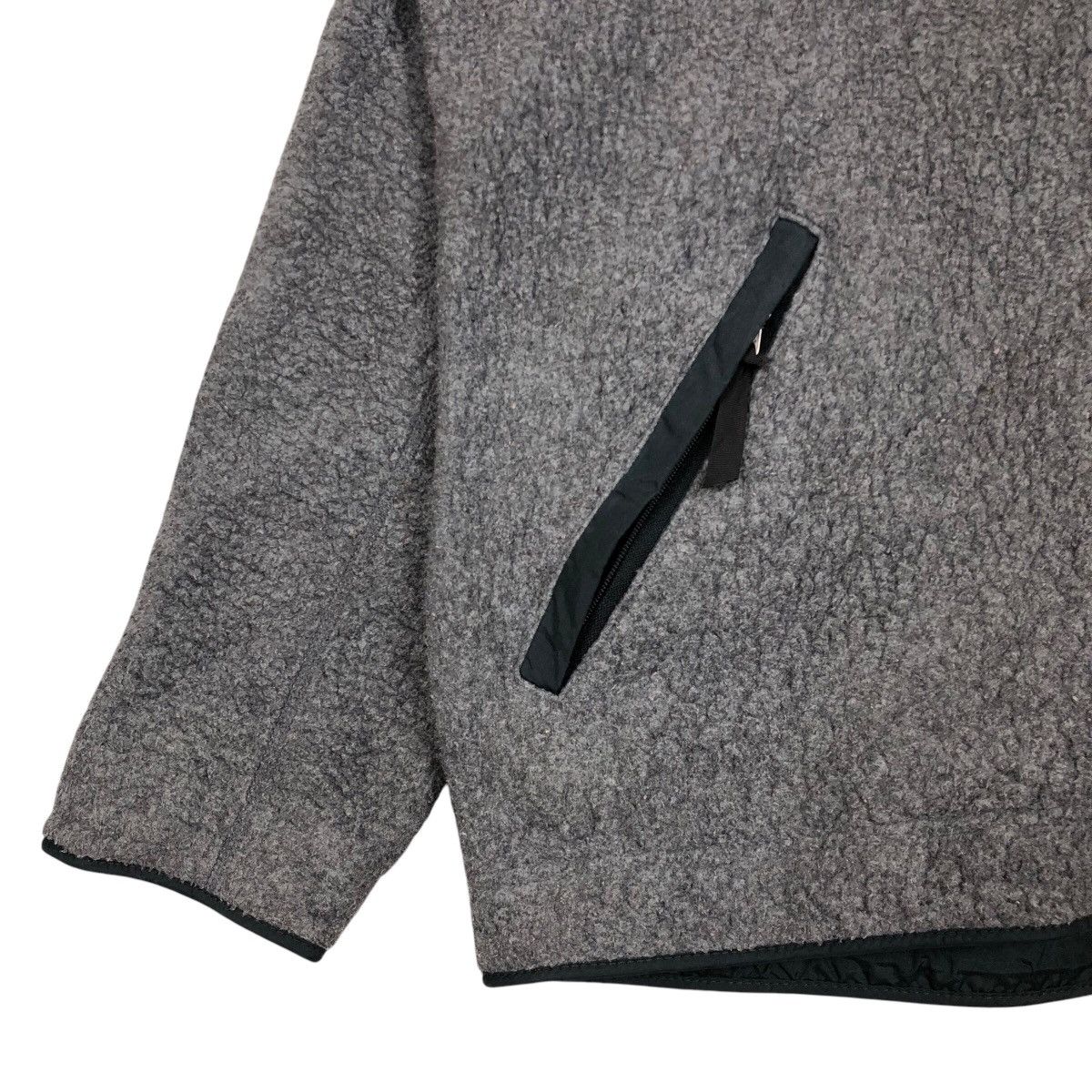 Patagonia × Vintage Vintage Patagonia Mock Neck Zip Up Fleece Sweater Size US XL / EU 56 / 4 - 4 Thumbnail