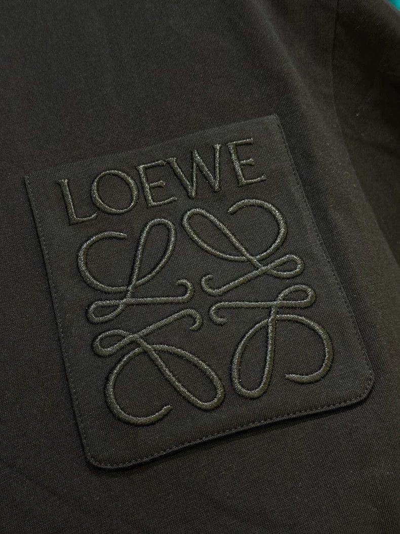 Loewe LOEWE Embroidered pocket black T-shirt Size S / US 4 / IT 40 - 6 Thumbnail