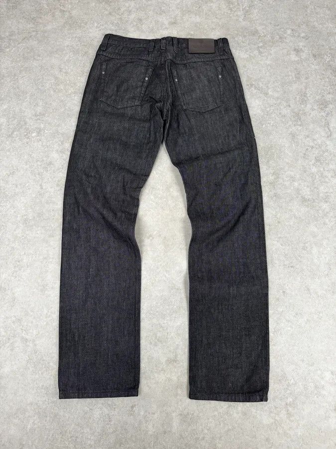 Gucci 2010s Gucci Black Brut Denim Jeans by Frida Giannini Size US 30 / EU 46 - 5 Thumbnail