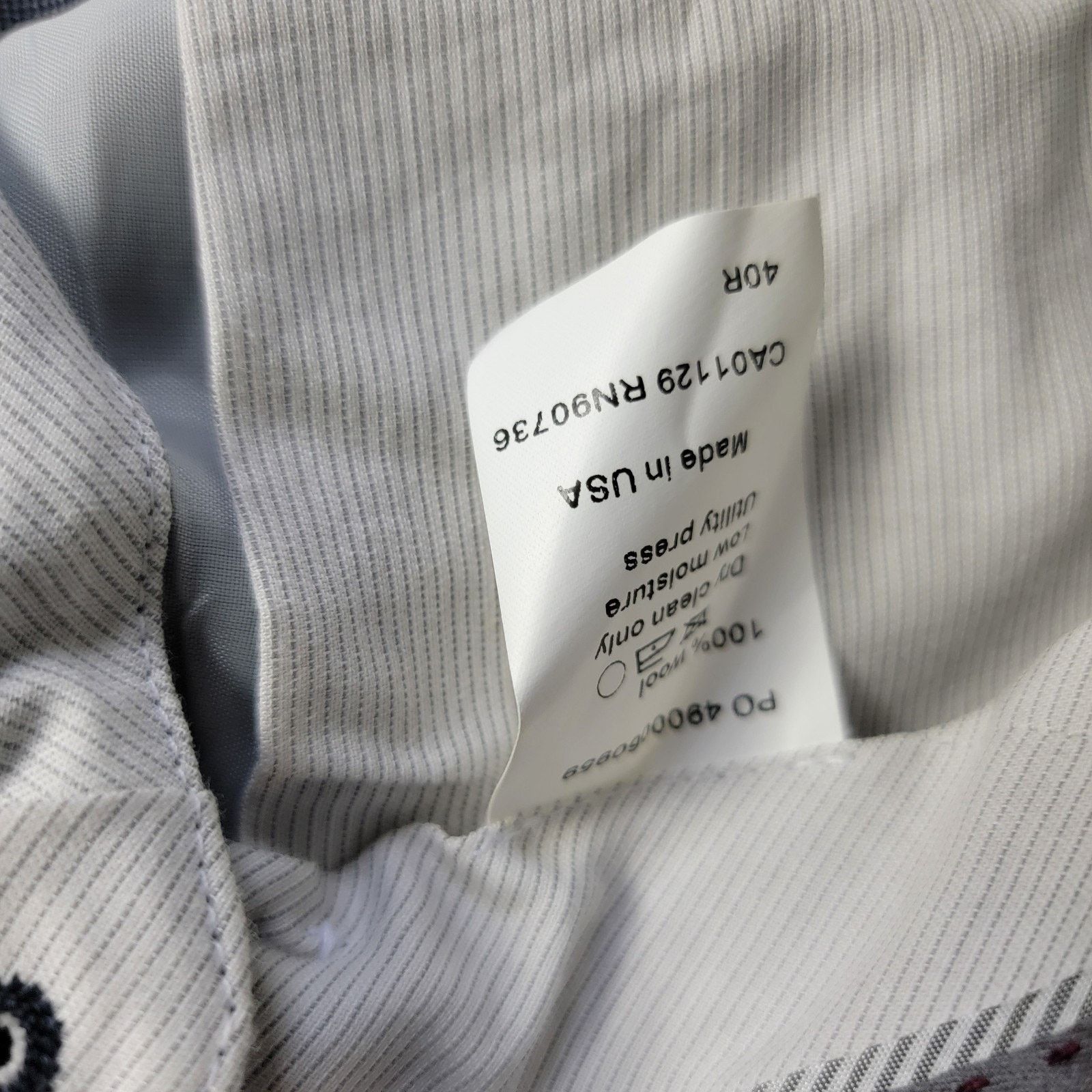 Todd Snyder Todd Snyder Windowpane Wool Trouser Suit Pants Size US 40 / EU 56 - 13 Thumbnail