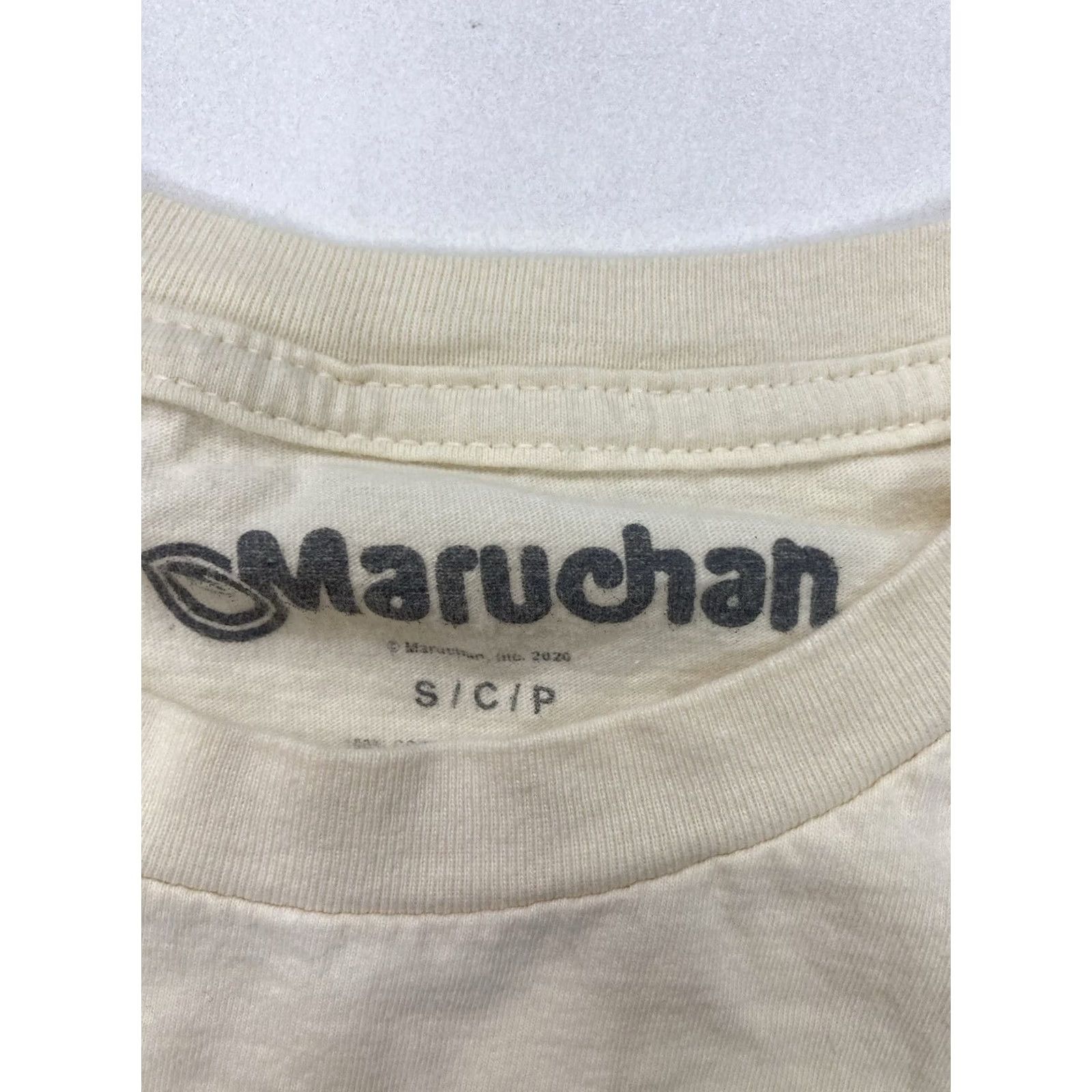 Vintage Maruchan T-Shirt Women Small Ivory Short Sleeve Crew Neck Pullover Casual Everyday Size S / US 4 / IT 40 - 4 Thumbnail
