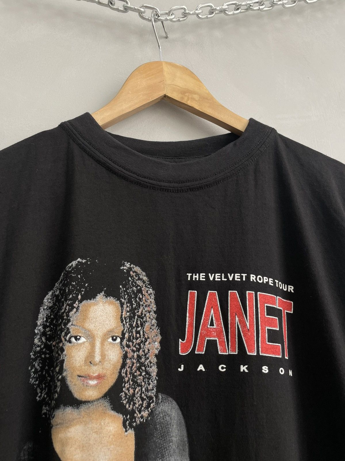Band Tees Rare 90s velvet tour janet Jackson t shirt Size US XL / EU 56 / 4 - 4 Thumbnail