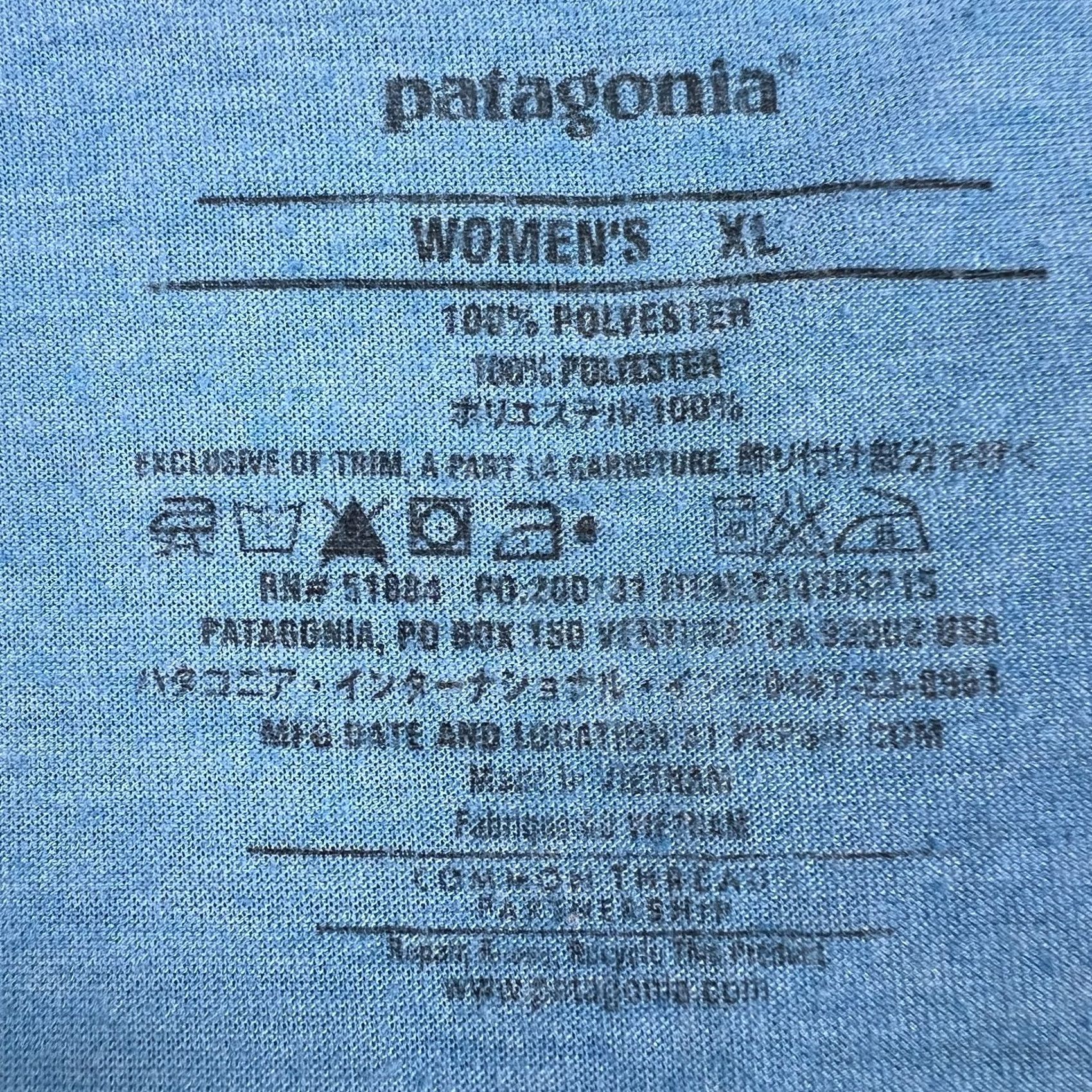 Patagonia Patagonia Capiline Shirt Womens XL Blue Nine Trails Baselayer Hiking Outdoors Size XL / US 12-14 / IT 48-50 - 3 Thumbnail