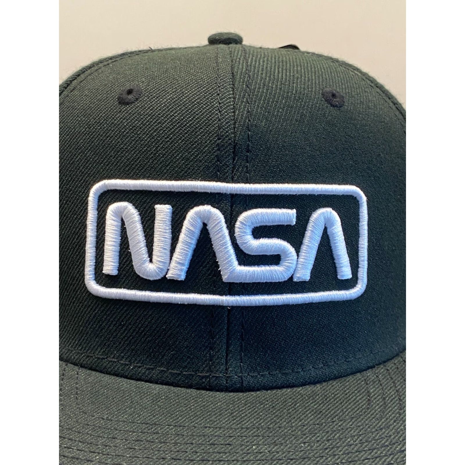 NASA NASA H3 Headwear Adult Black Cotton Twill Snapback Hat Space Logo Unisex Adjustable Size ONE SIZE - 2 Thumbnail