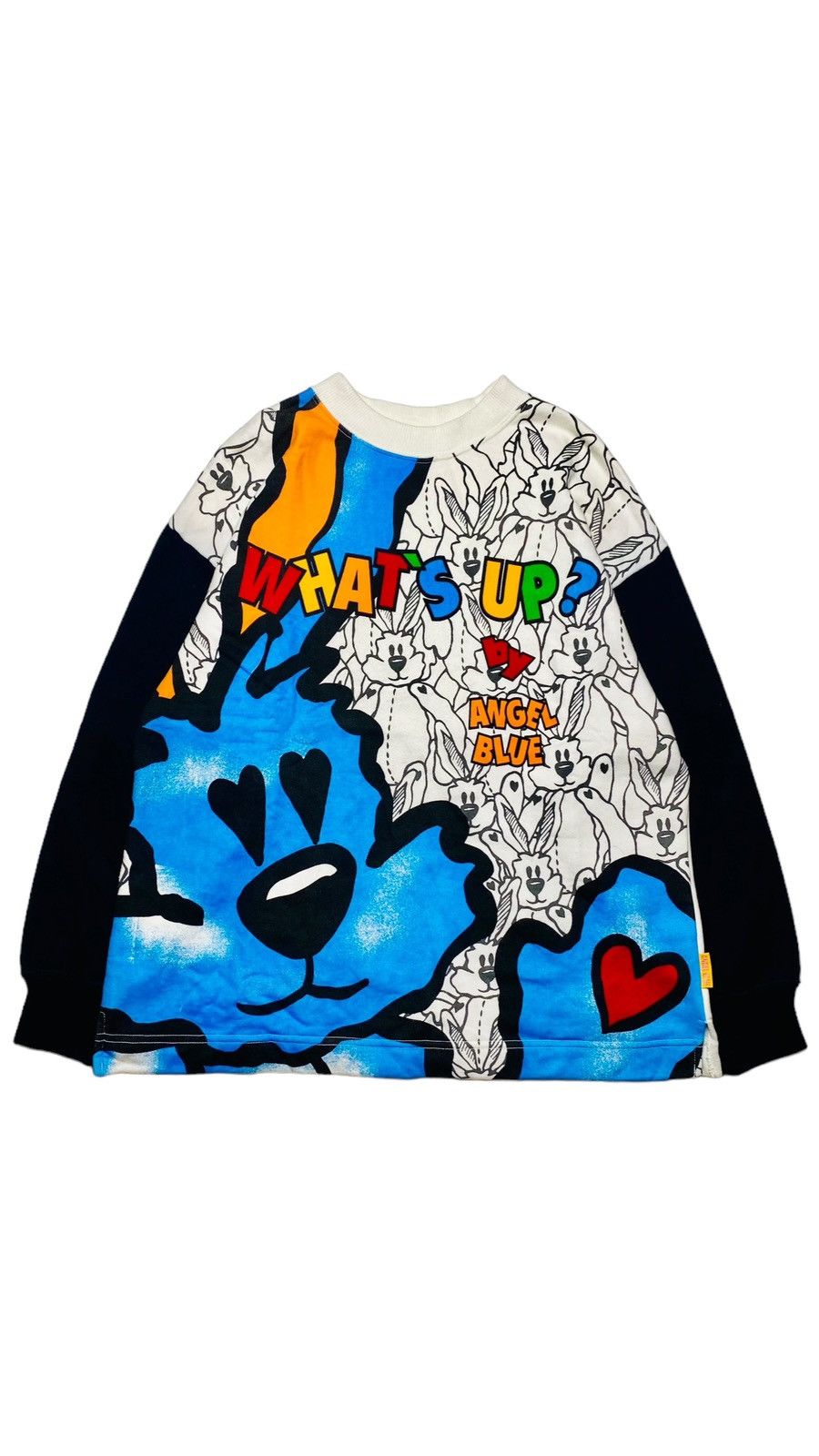 Angel Blue 1980s Angel Blue - Rare Printed Dog Sweatshirt Size US M / EU 48-50 / 2 - 3 Thumbnail