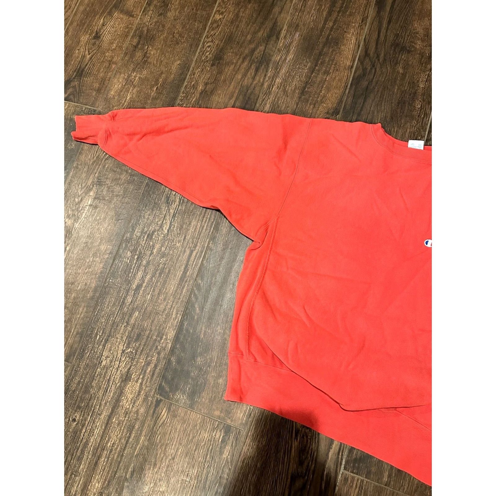 Champion VINTAGE Champion Sweatshirt Crewneck Reverse Weave Red XL Made in USA 90s Mens Size US XL / EU 56 / 4 - 3 Thumbnail