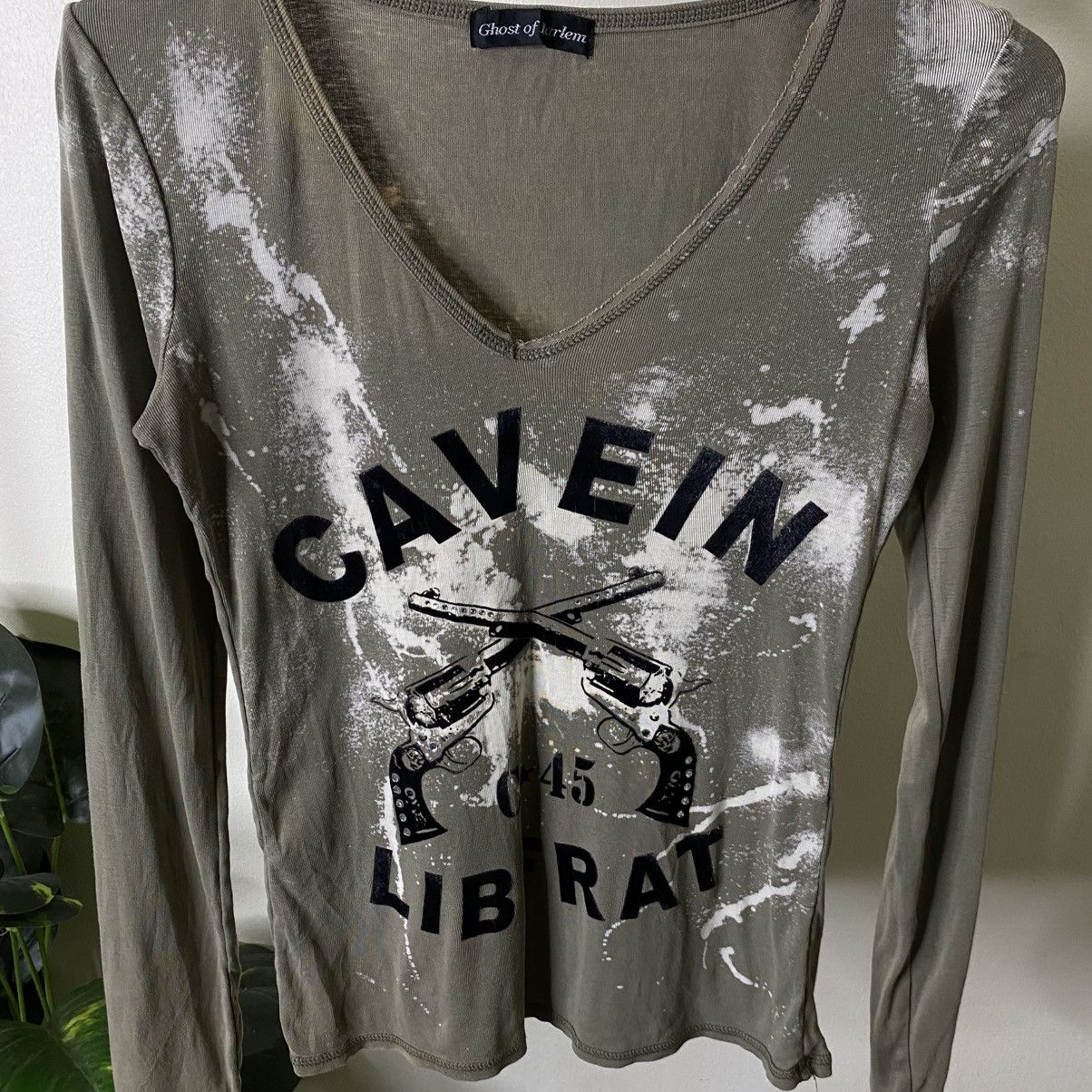 Seditionaries Ghost Of Harlem Cross Guns Cyber Gothic Punk Ifsixwasnine LS Size XS / US 0-2 / IT 36-38 - 2 Thumbnail