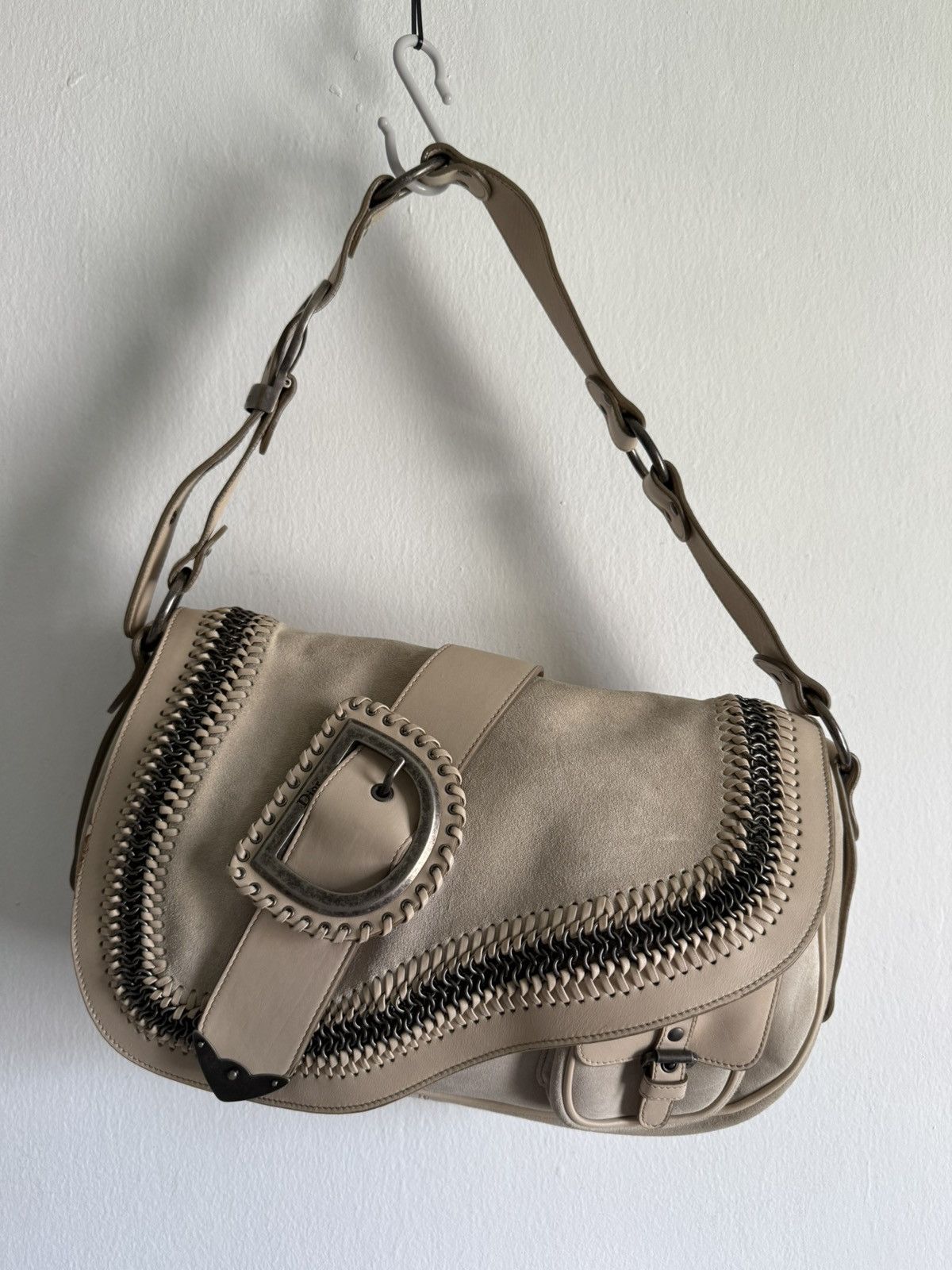 Dior 2005 Rare Dior Gaucho saddle bag John Galliano Era Size ONE SIZE - 2 Thumbnail