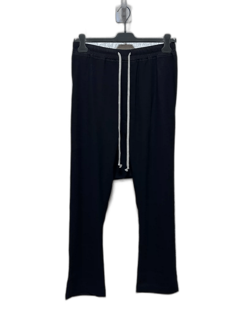 Rick Owens rick owens drawstring long pants in black Size US 44 / EU 60 - 1 Thumbnail