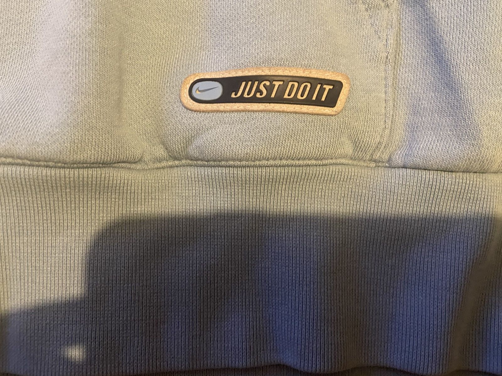 Nike × Vintage vintage nike spellout baby blue hoodie Size US S / EU 44-46 / 1 - 3 Thumbnail
