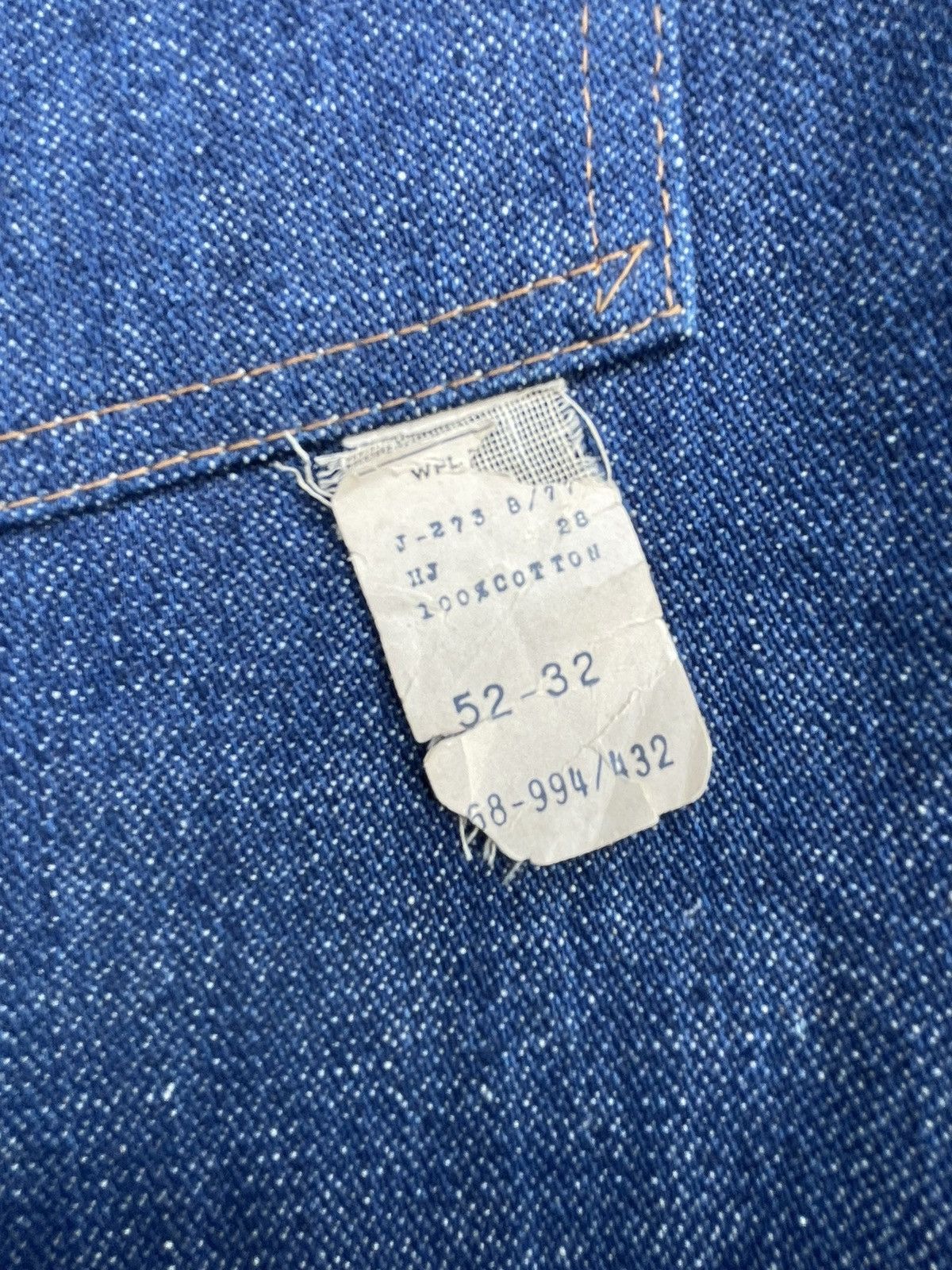 Vintage Vintage 70’s Deadstock Dee Cee Denim Size US 44 / EU 60 - 11 Thumbnail