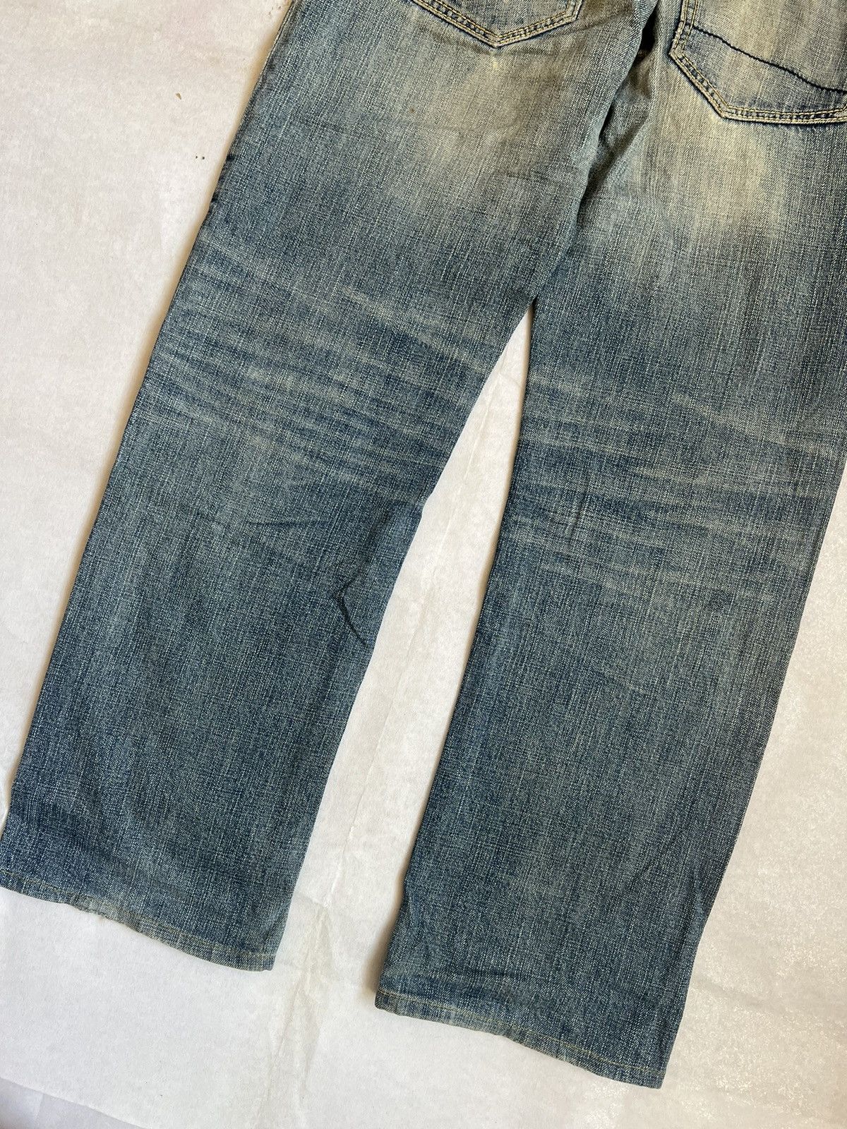 Japanese Brand Halation Buckle Belt Distressed Japanese Selvedge Denim Size US 32 / EU 48 - 13 Thumbnail