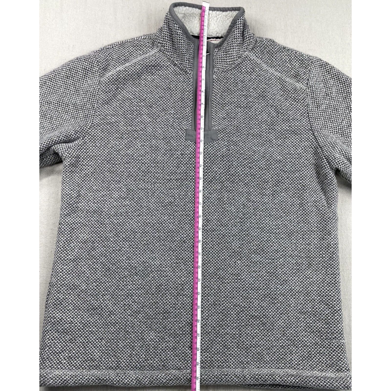 Orvis Orvis Mens M Fleece Sherpa Lined 1/4 Zip Pullover Sweatshirt Sweater Grey Size US M / EU 48-50 / 2 - 7 Thumbnail