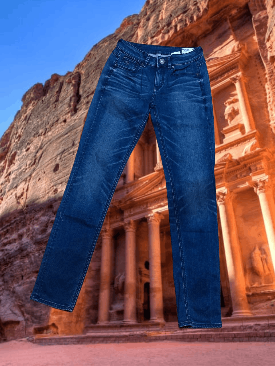 G-Star G-Star Raw Logo jeans blue vintage Y2K size 27 Size 27" / US 4 / IT 40 - 1 Thumbnail