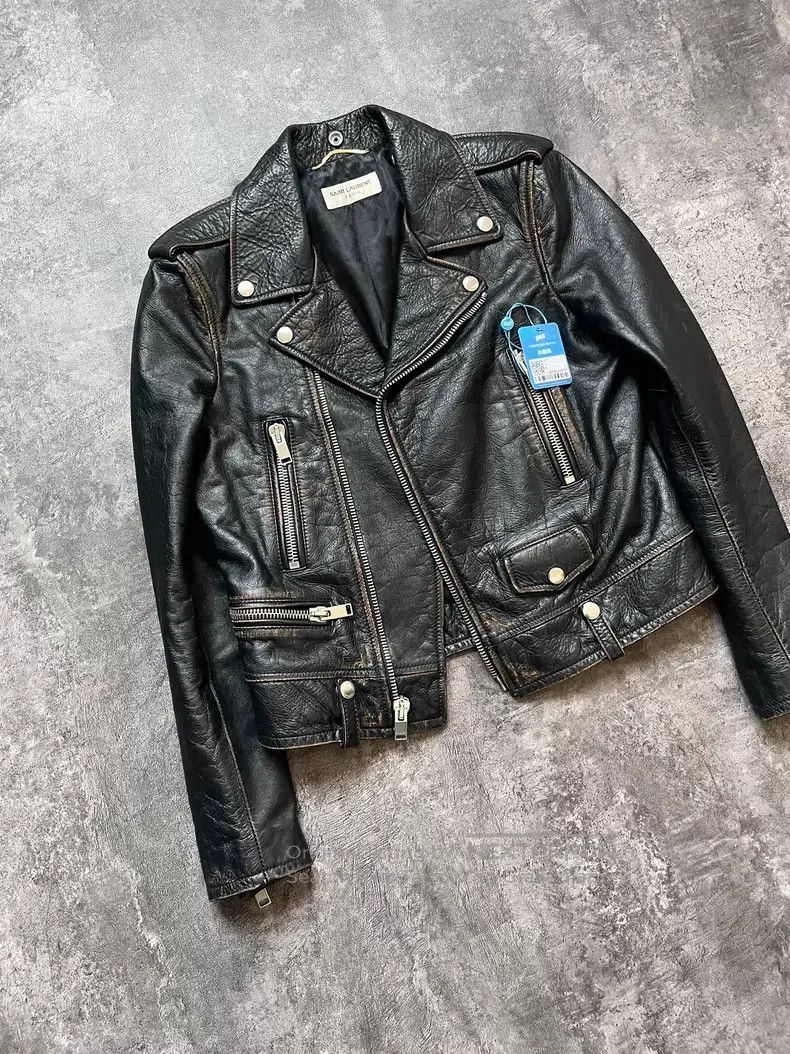 Saint Laurent Paris Saint Laurent Paris Leather Vintage Anti-Smoking Leather J Size XS / US 0-2 / IT 36-38 - 2 Thumbnail