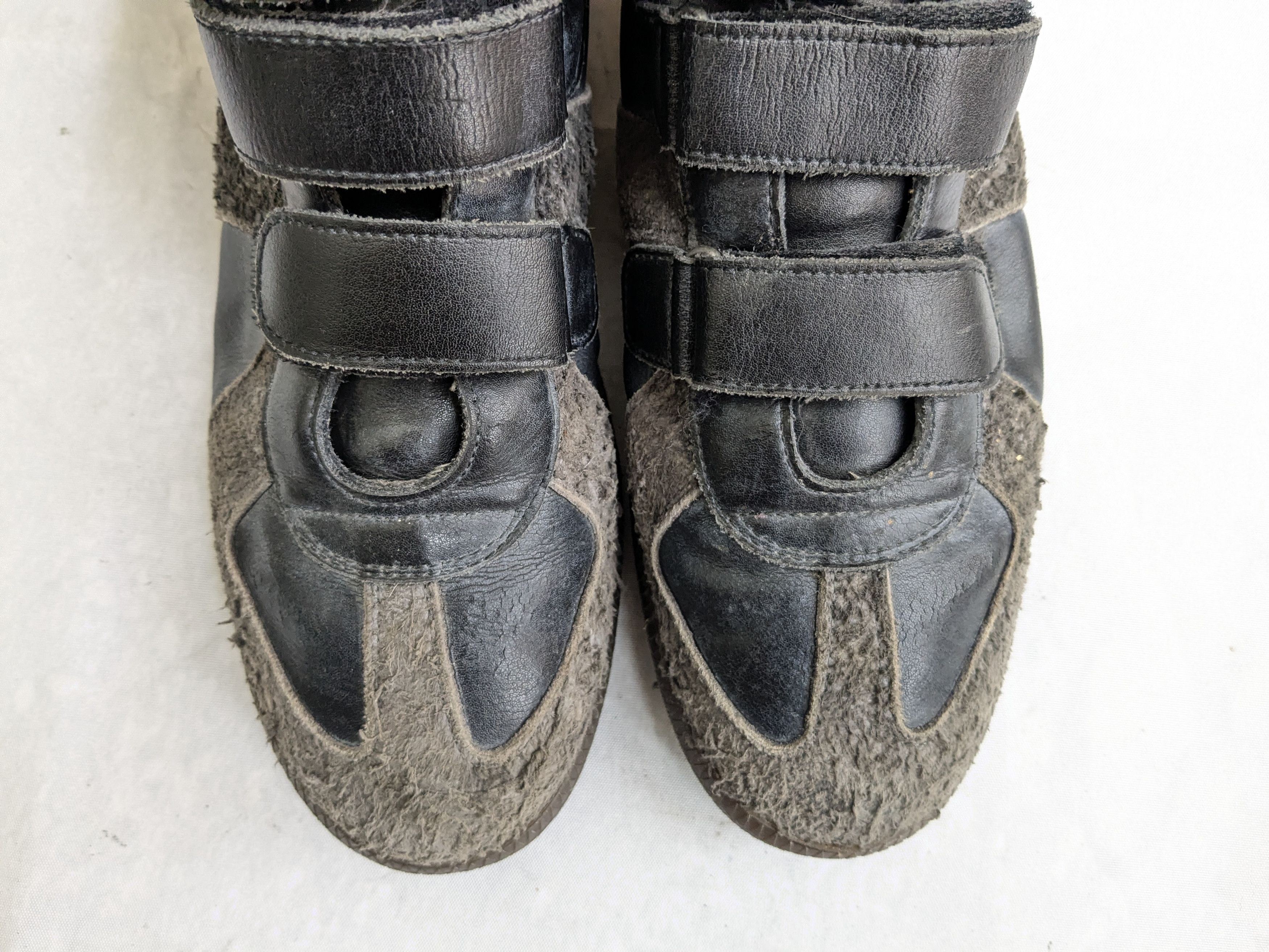 Maison Margiela Maison Margiela Triple Strap Sneakers 9 42 Black Gray High Size US 9 / EU 42 - 3 Thumbnail