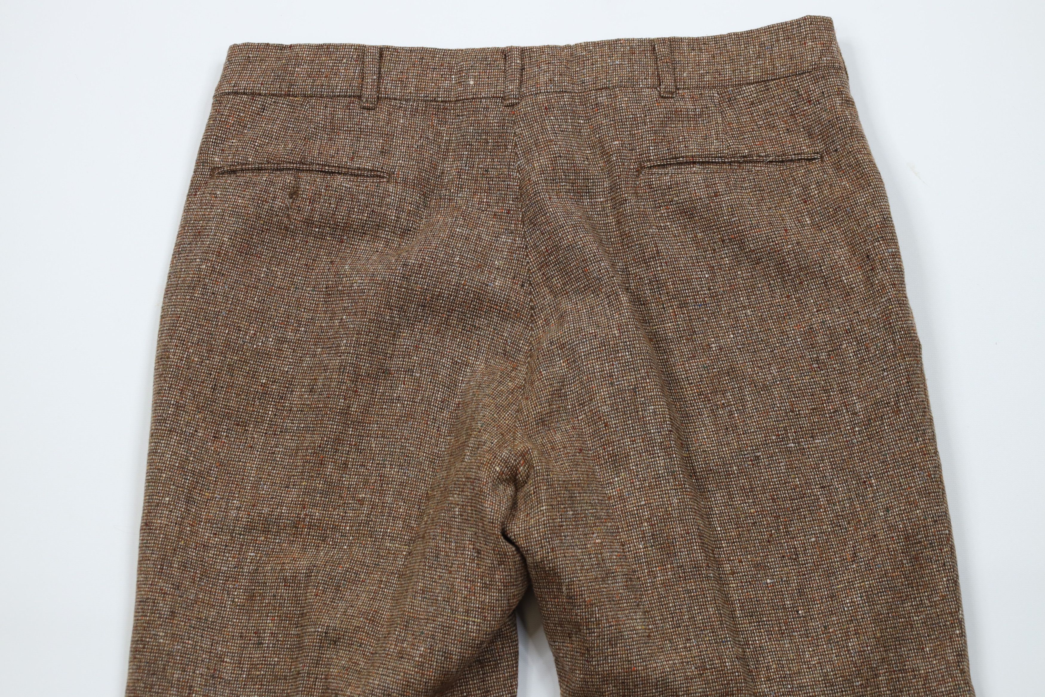 Vintage Vintage 60s 70s Streetwear Wool Tweed Bell Bottoms Pants US Size US 36 / EU 52 - 10 Thumbnail