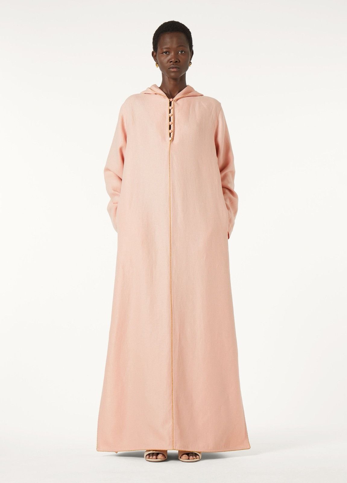 Loro Piana o1srvl11e0526 FAP0018 Cleo Maxi Dress in Pink Size S / US 4 / IT 40 - 8 Thumbnail