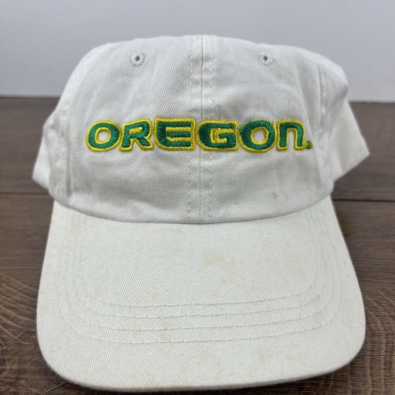Other Oregon Ducks White Hat Oregon Ducks White Cap Hat Adjustable Size ONE SIZE - 5 Thumbnail