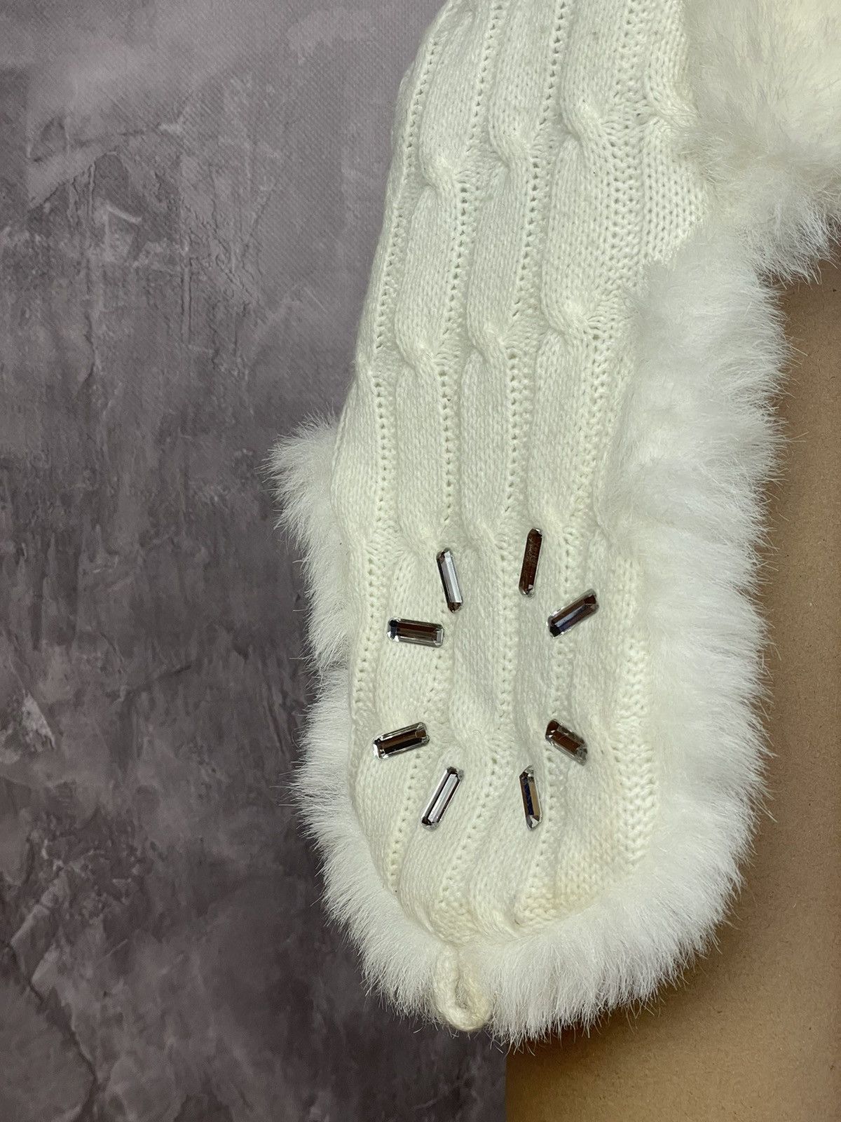 Japanese Brand × Vintage 90'S Y2K FUZZY USHANKA BEANIE FAUX MOHAIR HAT Size ONE SIZE - 5 Thumbnail