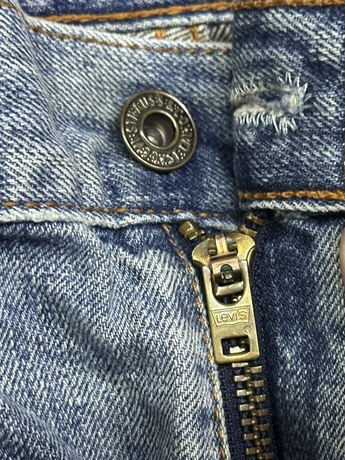 Levi's Vintage Levi’s 503 Distressed Japan Denim Straight Leg Faded Size US 34 / EU 50 - 12 Thumbnail
