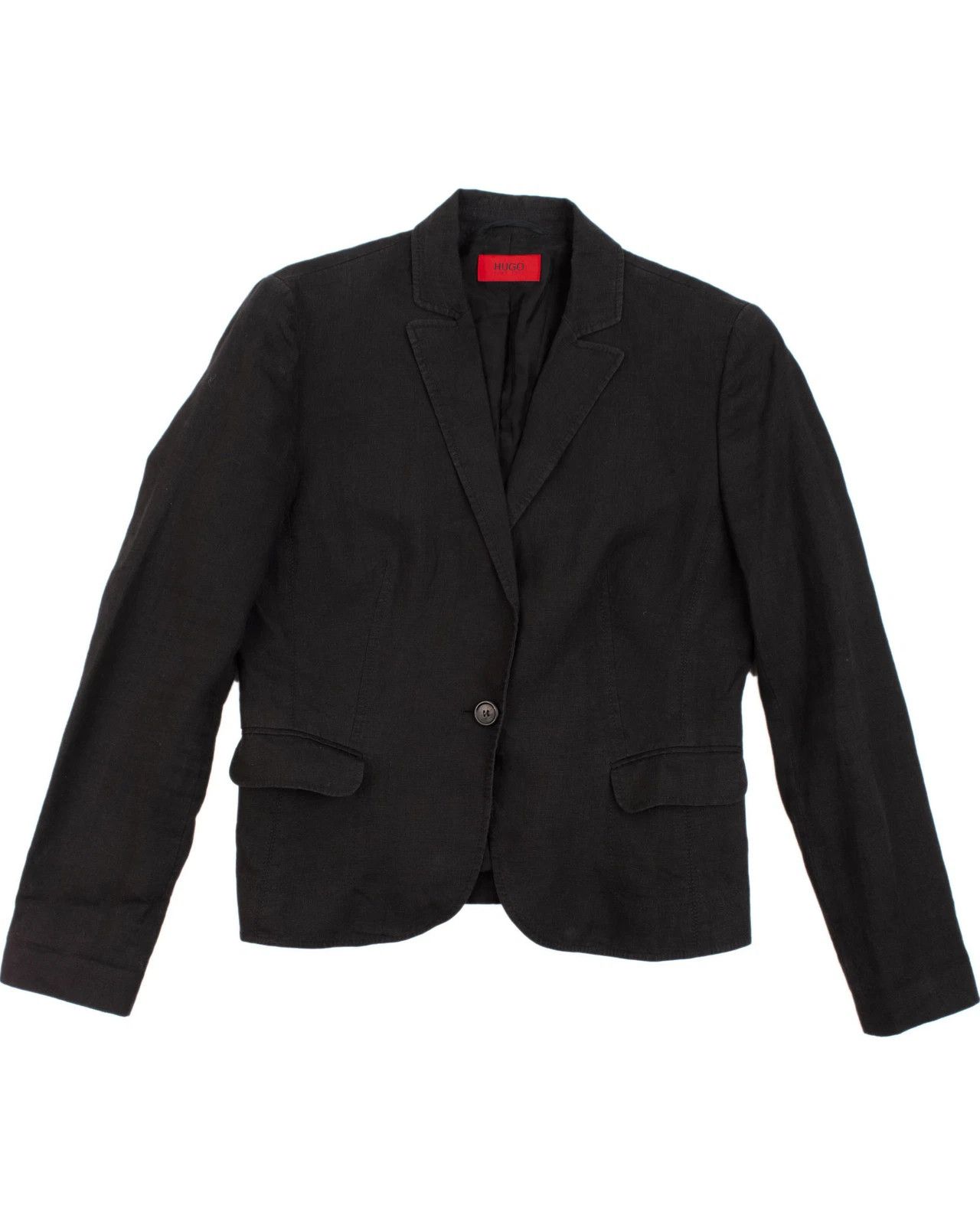 Hugo Boss Women's Hugo Boss Black One Button Blazer Jacket Size EU40 Size M / US 6-8 / IT 42-44 - 1 Thumbnail