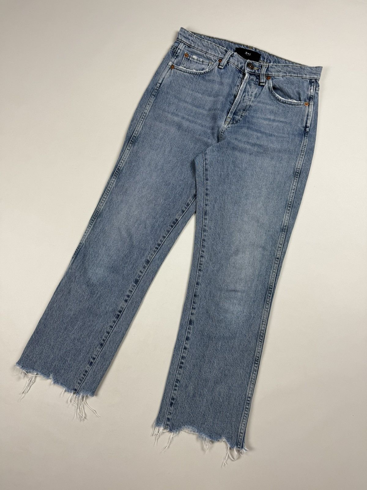 3x1 3X1 NYC Ladies Cropped Jeans Size 27 Size 27" / US 4 / IT 40 - 4 Thumbnail
