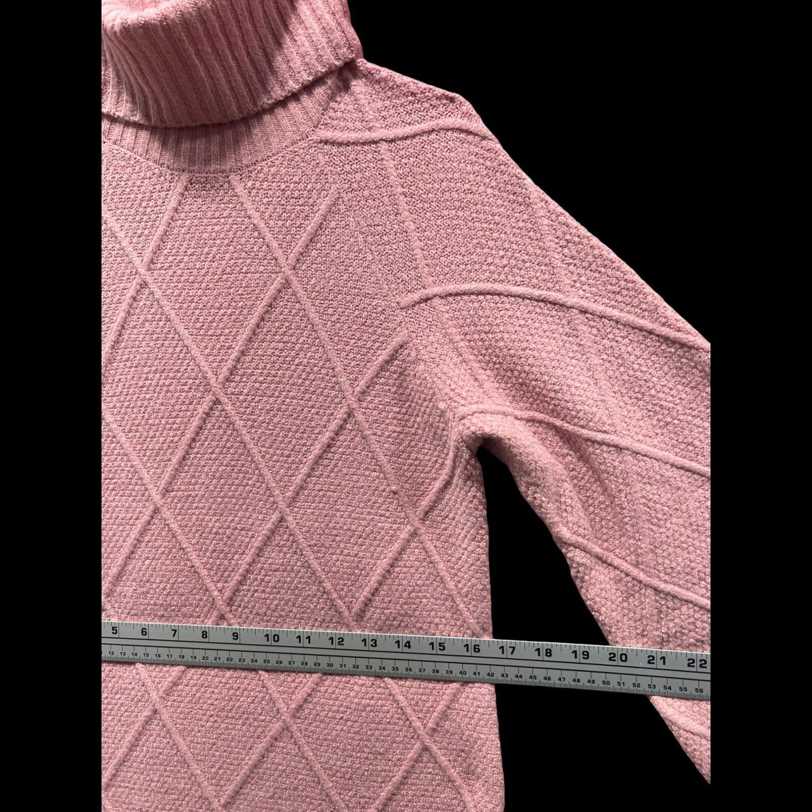 rue21 Rue 21 - Women's Turtleneck Knitted Sweater Dress - Pink - M Size M / US 6-8 / IT 42-44 - 4 Thumbnail
