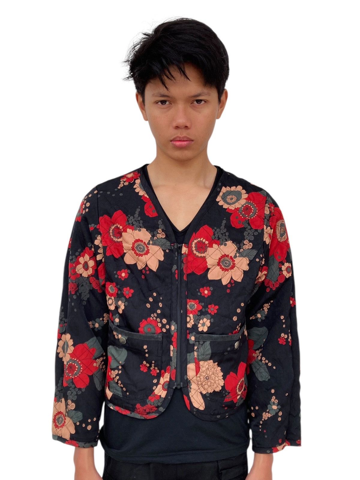 14th Addiction 1990s Of Du Tee - Floral Fleece Liner Jacket Size US M / EU 48-50 / 2 - 6 Thumbnail