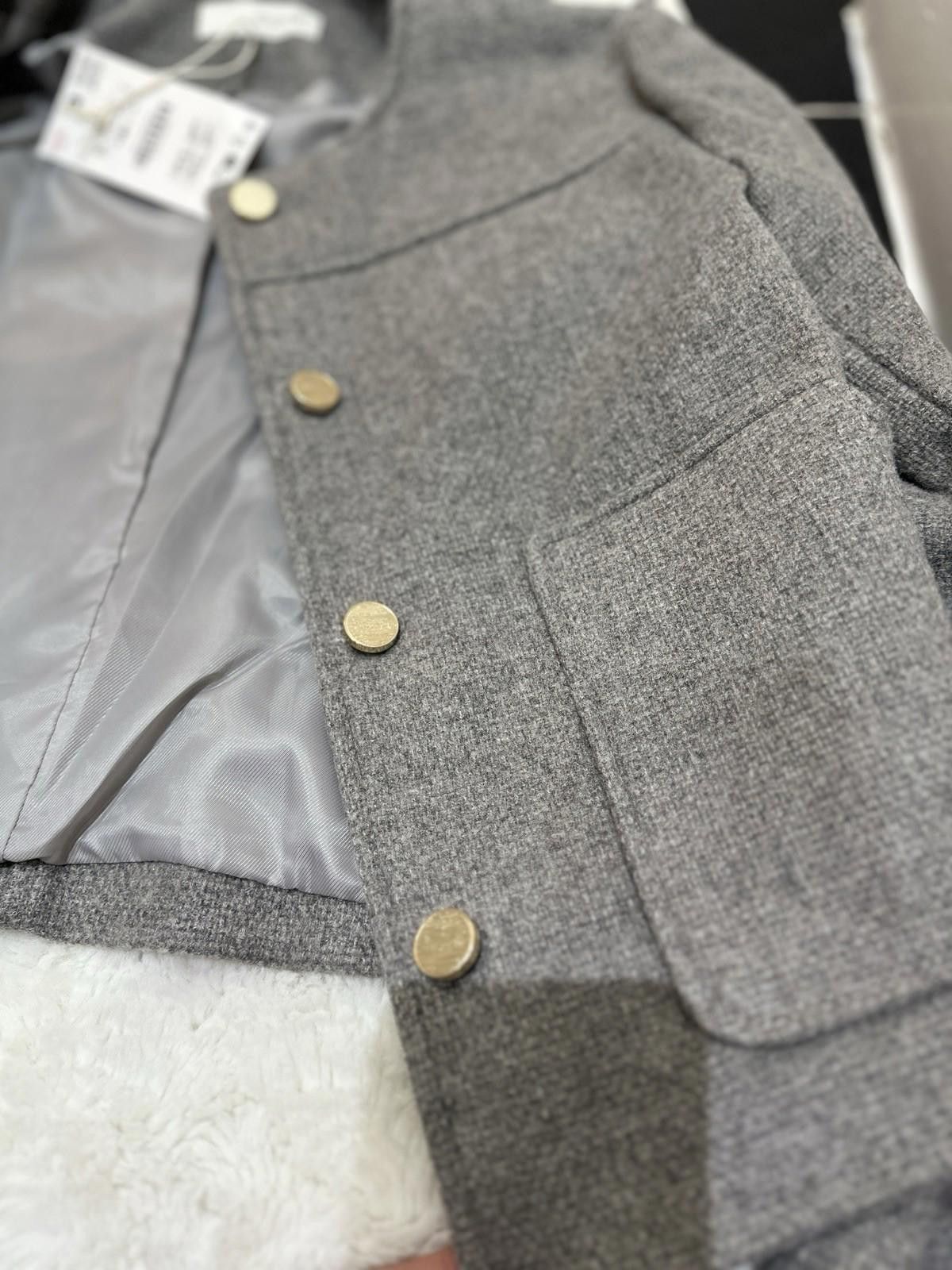 Zara ZARA Grey Bomber Jacket Size S Size S / US 4 / IT 40 - 4 Thumbnail