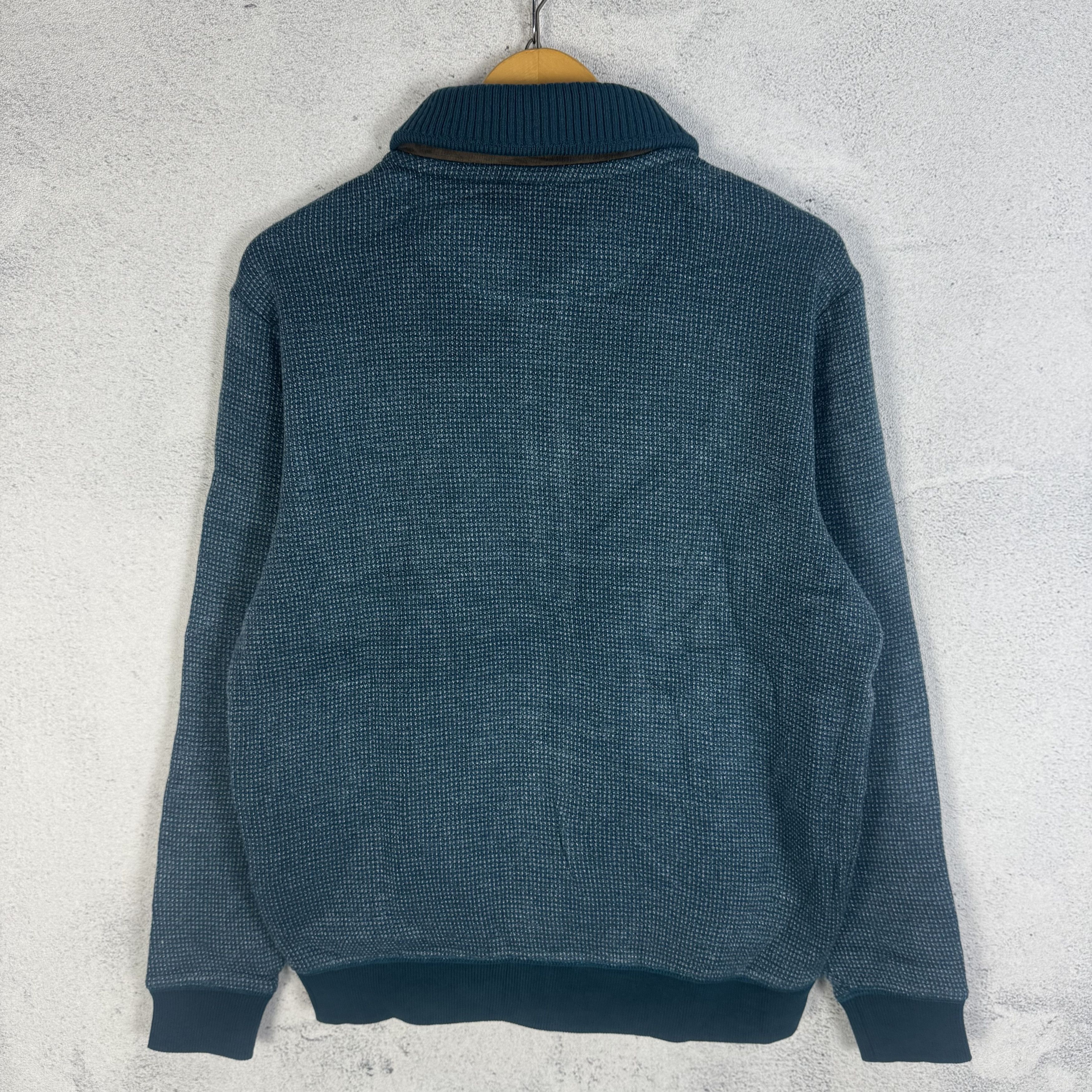 Vintage Vintage 90s Crocodile Zip Up Sweatshirt Crewneck Size US M / EU 48-50 / 2 - 2 Thumbnail