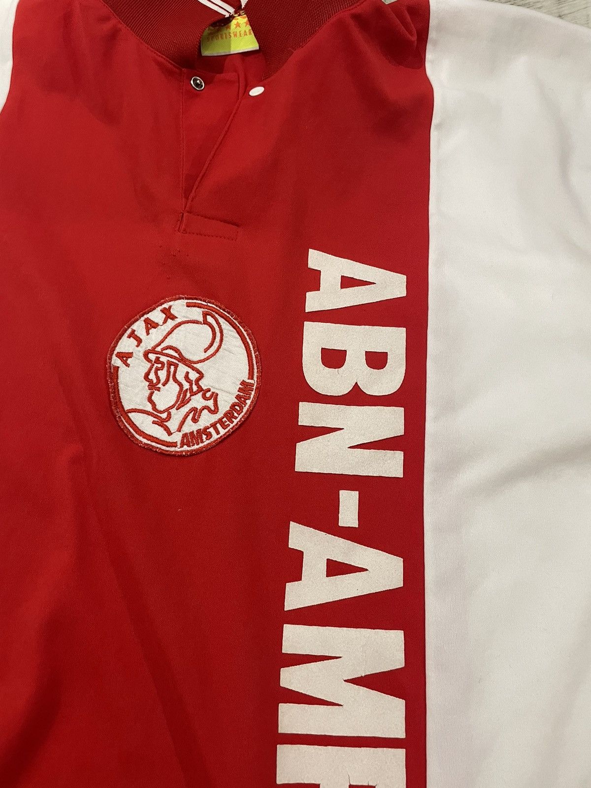 Vintage Vintage 90s Ajax Jersey tee shirt abn amro Size US M / EU 48-50 / 2 - 2 Thumbnail