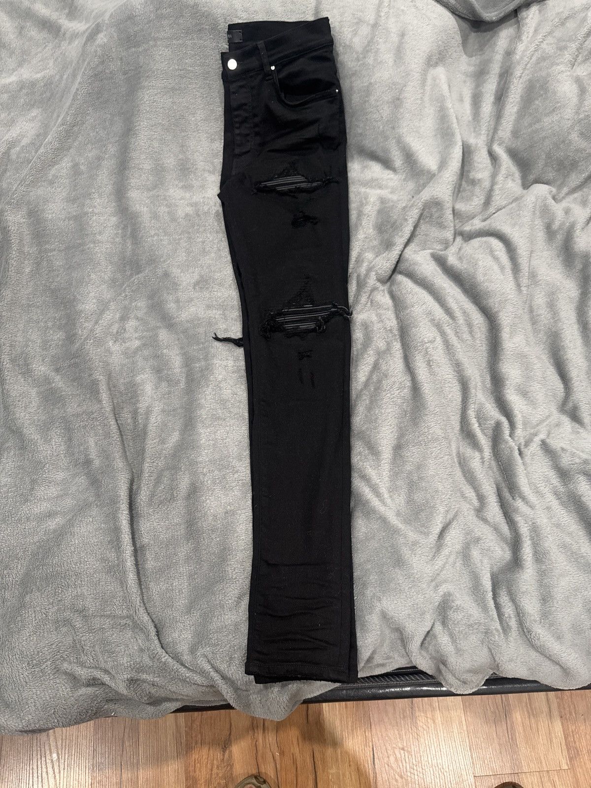 Amiri Black Amiri Mx1 Jeans Size US 33 - 4 Thumbnail