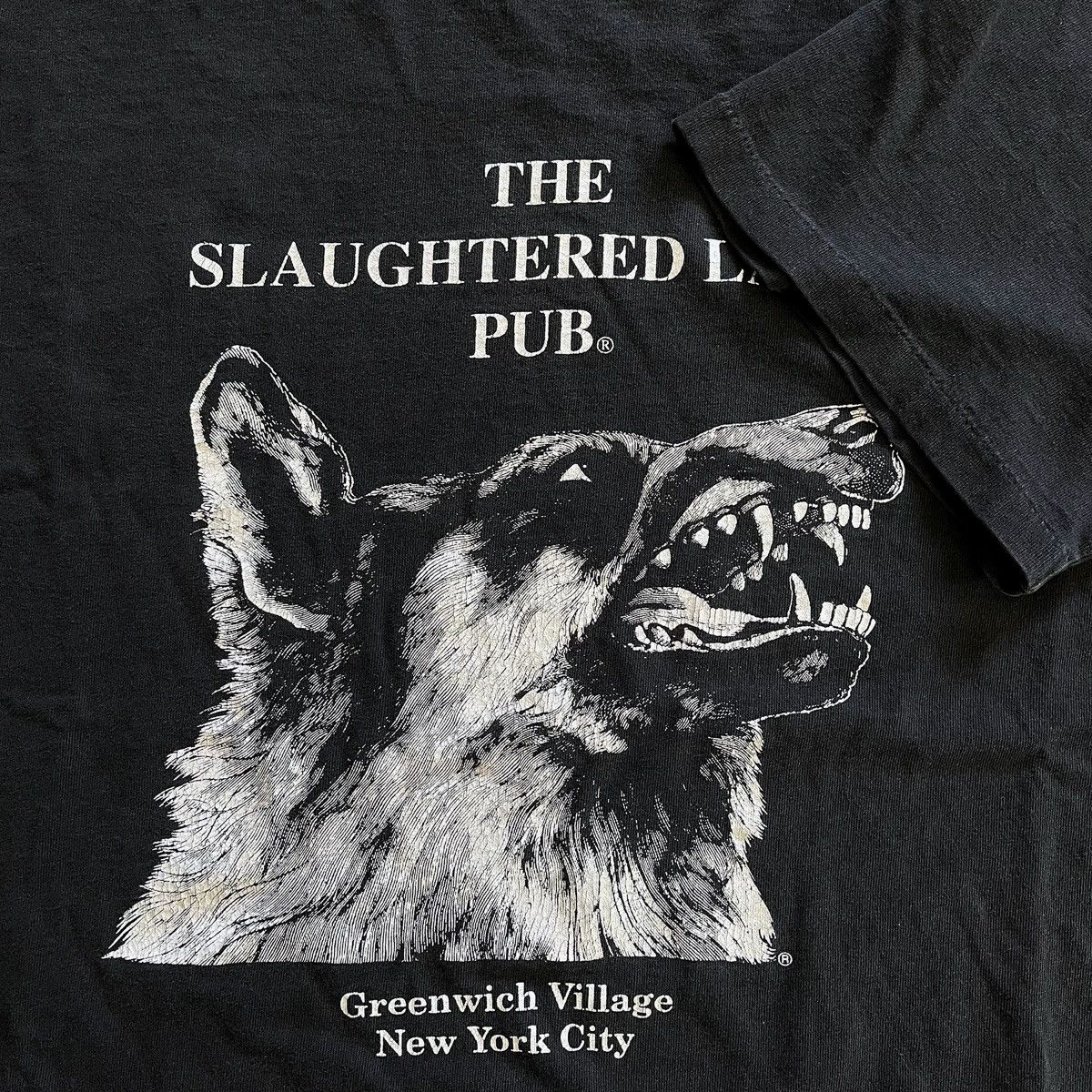 Vintage 1990s The Slaughtered Lamb Pub Tee Size US XL / EU 56 / 4 - 4 Thumbnail