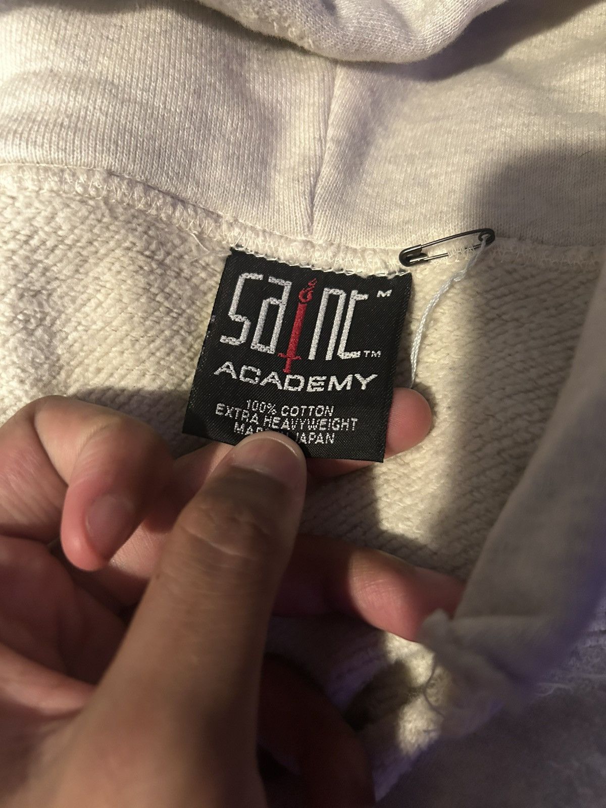 Saint Michael RARE SAINT Mxxxxxx x Shermer Academy Hoodie Grey Size US M / EU 48-50 / 2 - 4 Thumbnail