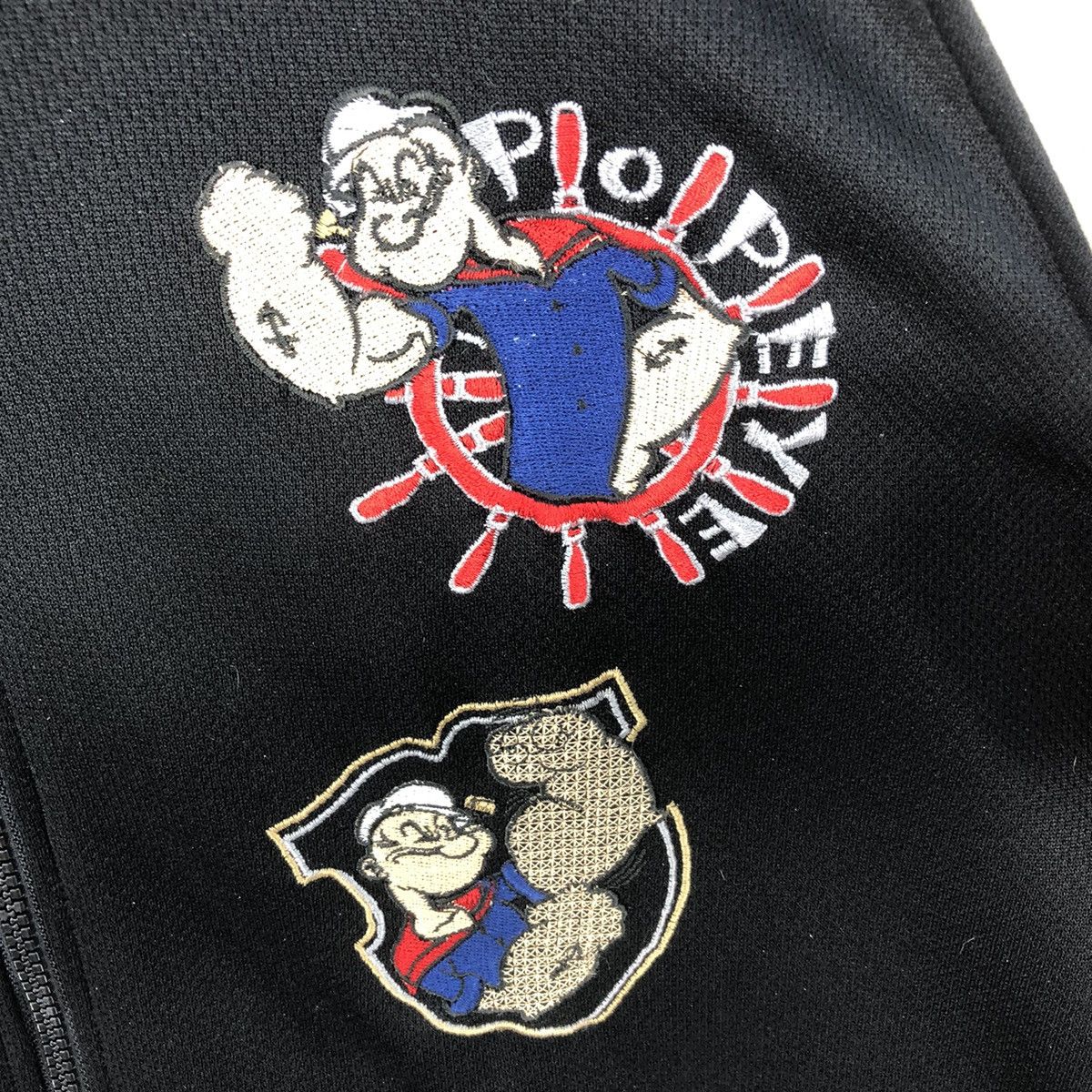 Cartoon Network Vintage Official Popeye Embroidered Big Logo Zipper Jacket Size US M / EU 48-50 / 2 - 11 Thumbnail