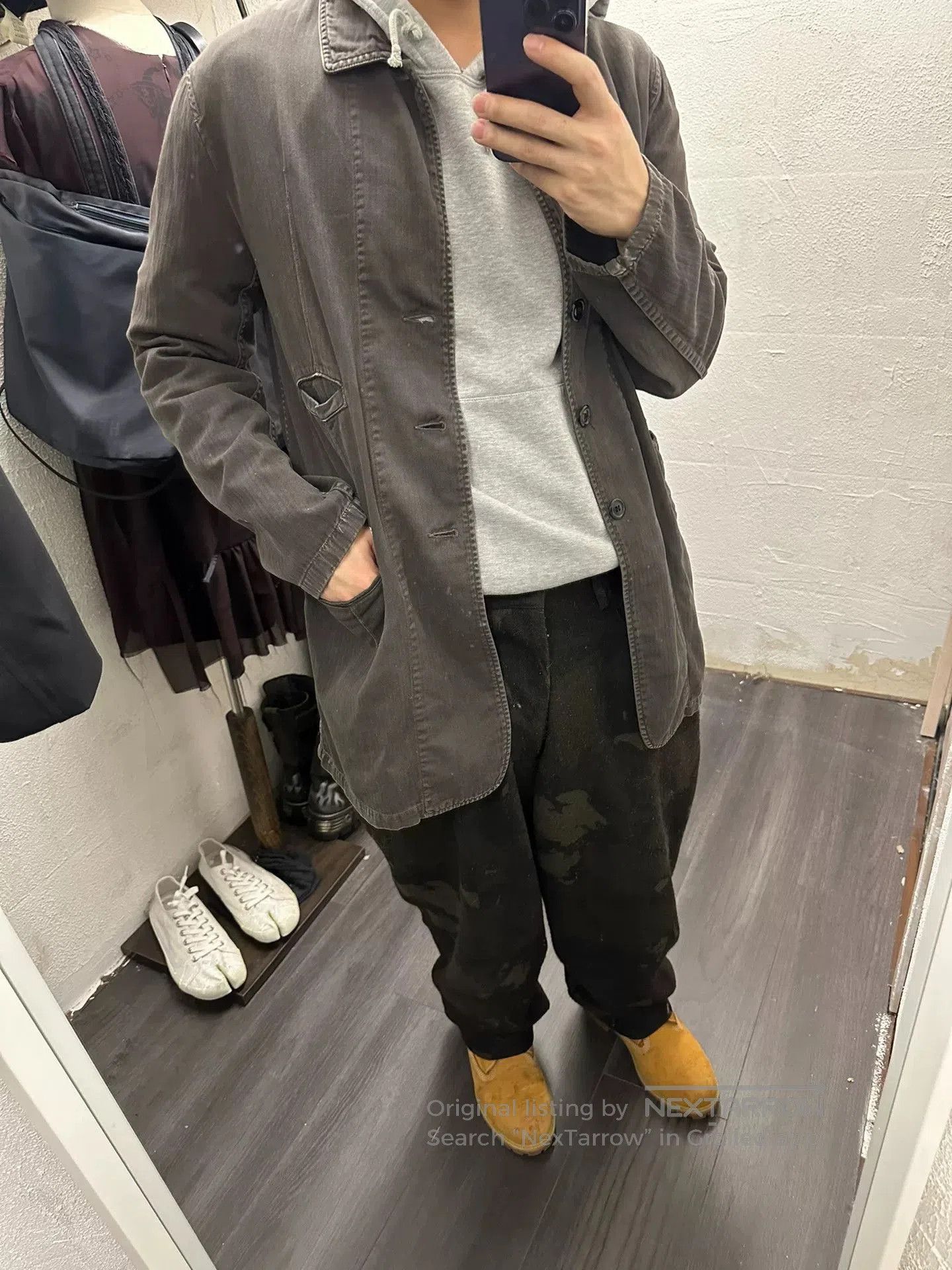 Comme des Garcons Homme Plus undercover water-washed worker jacket. Size US M / EU 48-50 / 2 - 8 Thumbnail