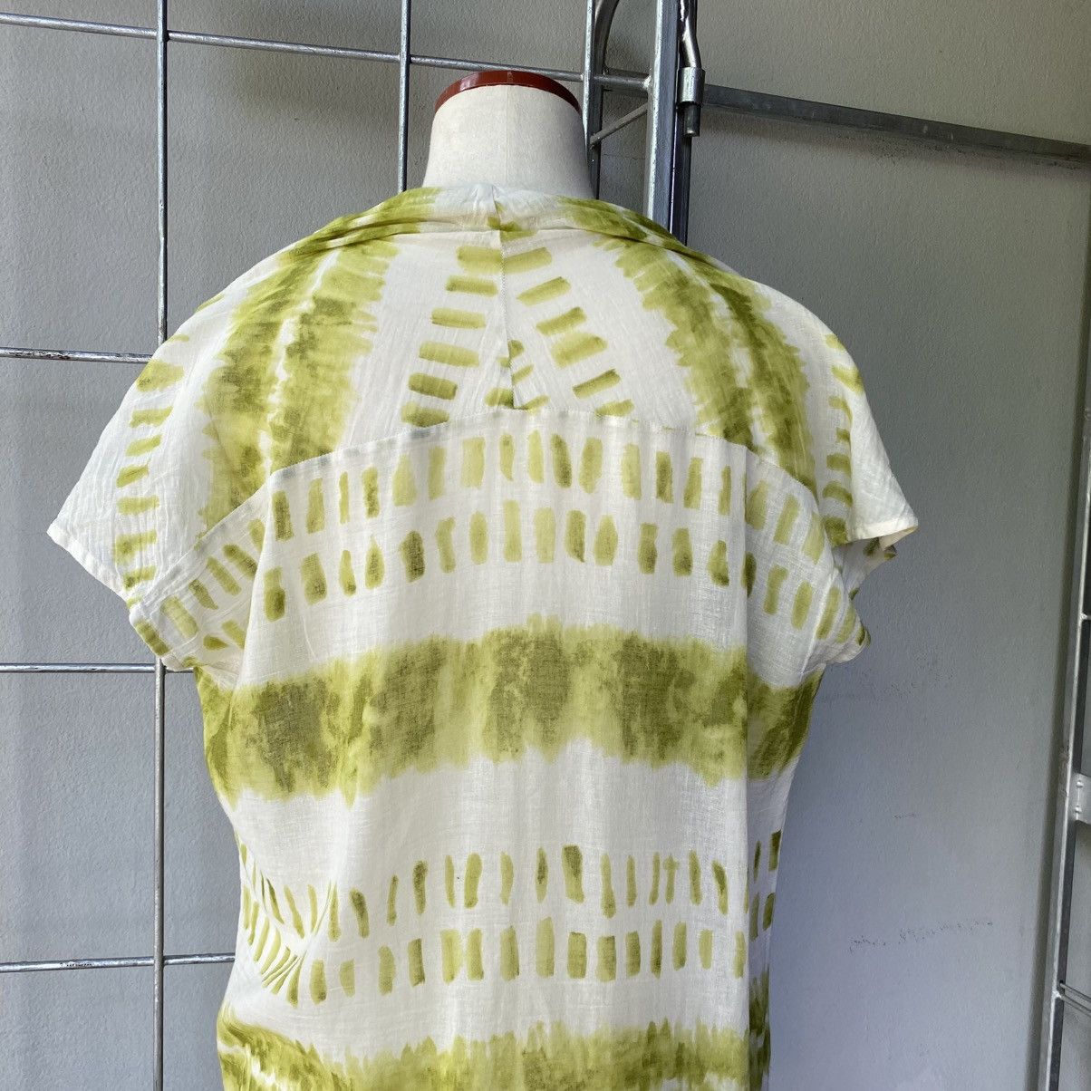 Issey Miyake Plantation Light Green Breeze Dress Size M / US 6-8 / IT 42-44 - 15 Thumbnail